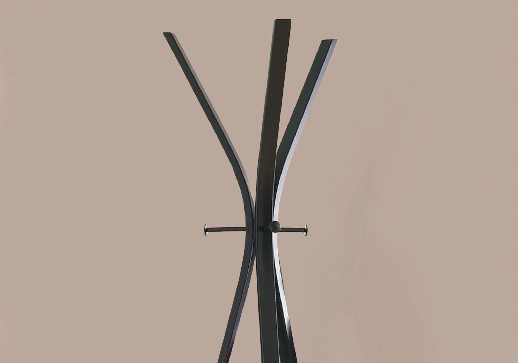 Cappuccino Metal Coat Rack By Homeroots - Image 2