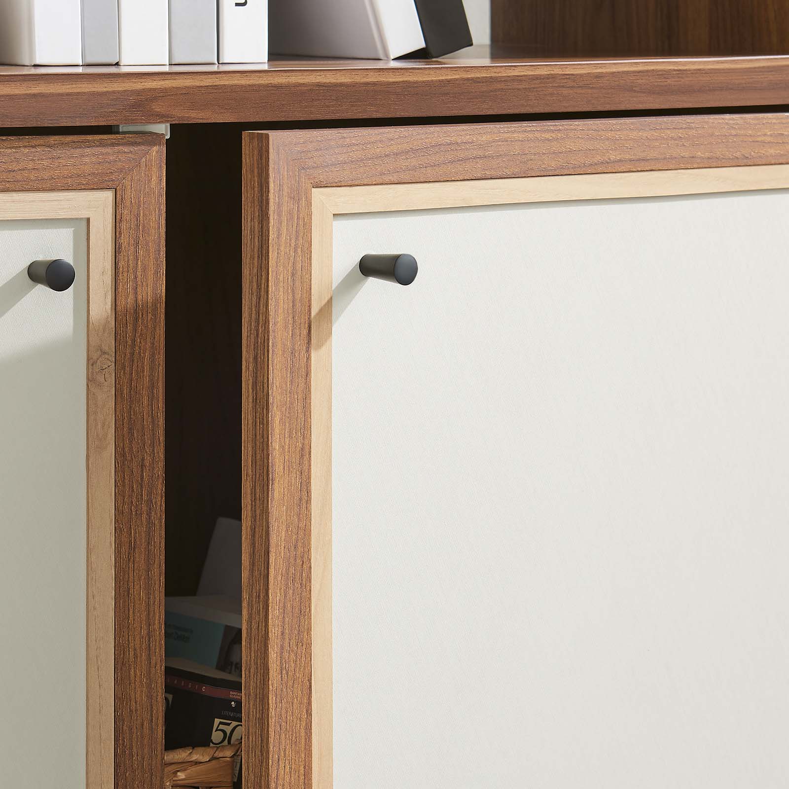 Capri 4-Shelf Wood Grain Bookcase By Modway - EEI-6619 - Image 8