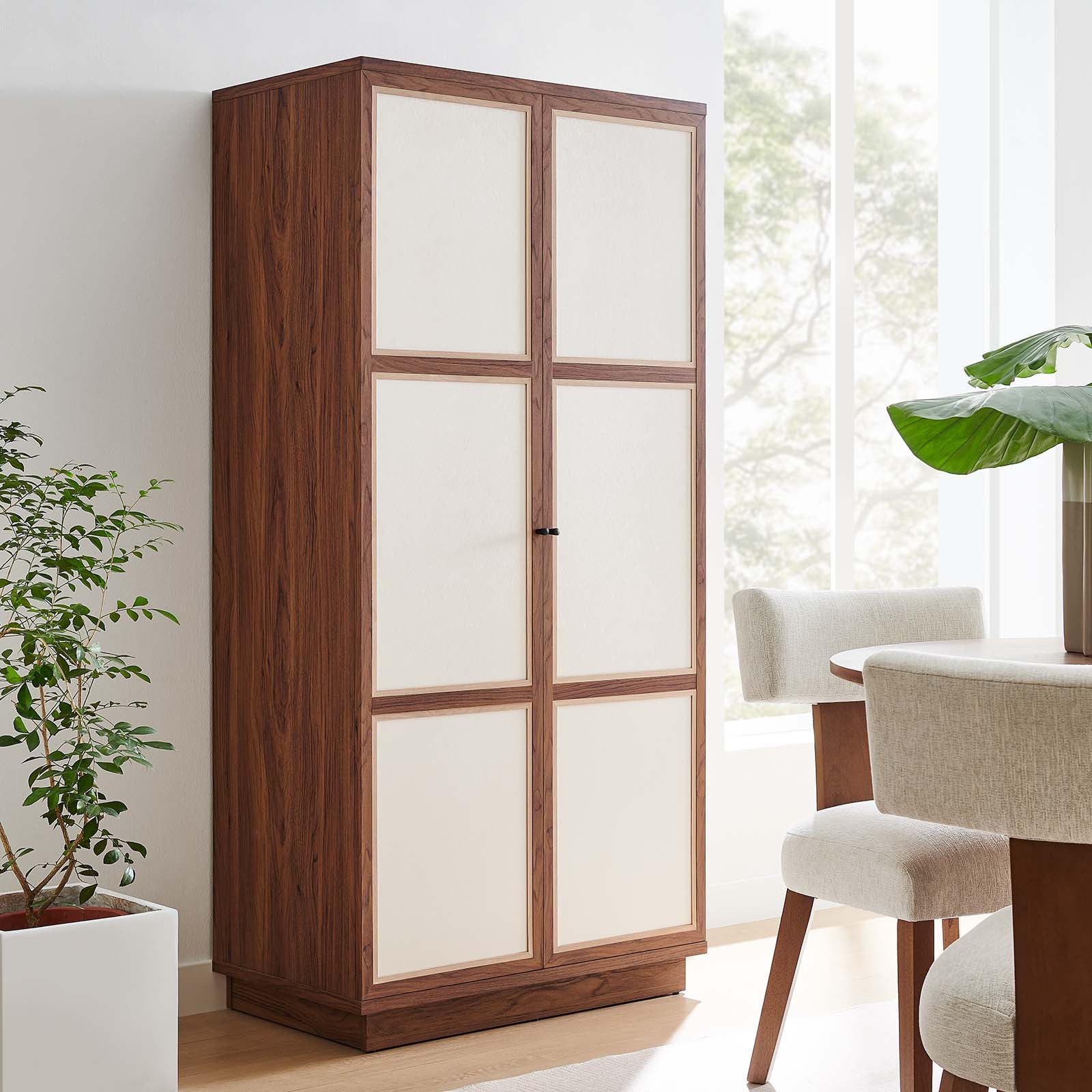 Capri 70" Tall Wood Grain Storage Cabinet By Modway - MOD-7156 - Image 9