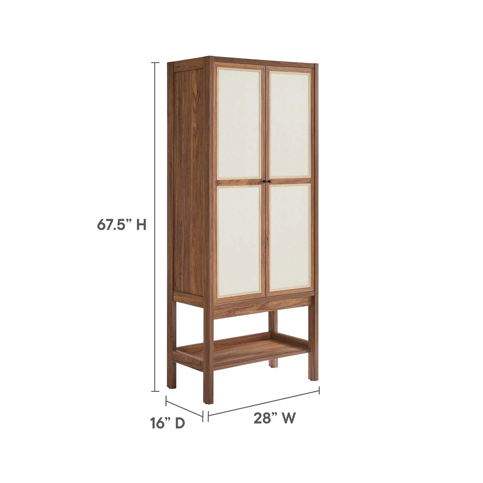 Capri Tall Wood Grain Standing Storage Cabinet By Modway - EEI-6620 - Image 6