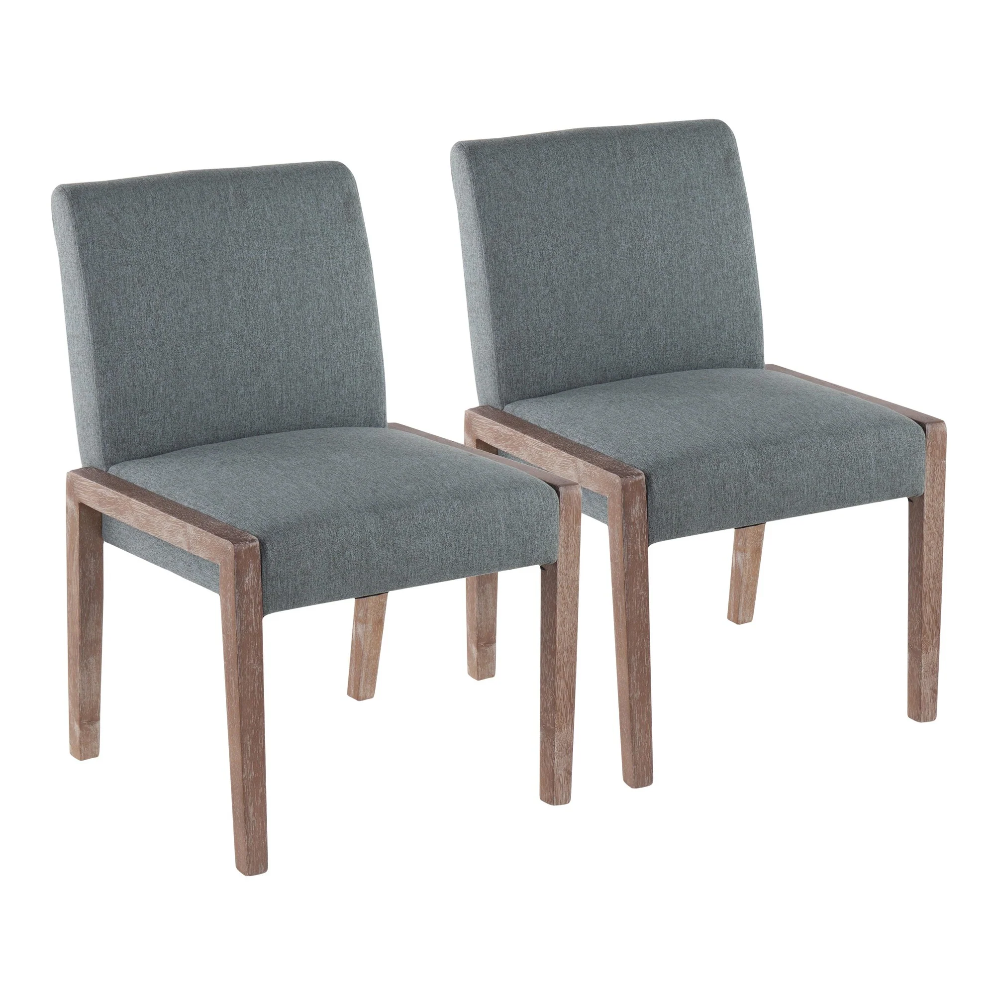 Carmen Chair - Set of 2 Gray By LumiSource - DC-CARMEN WWGY2 - Image 8