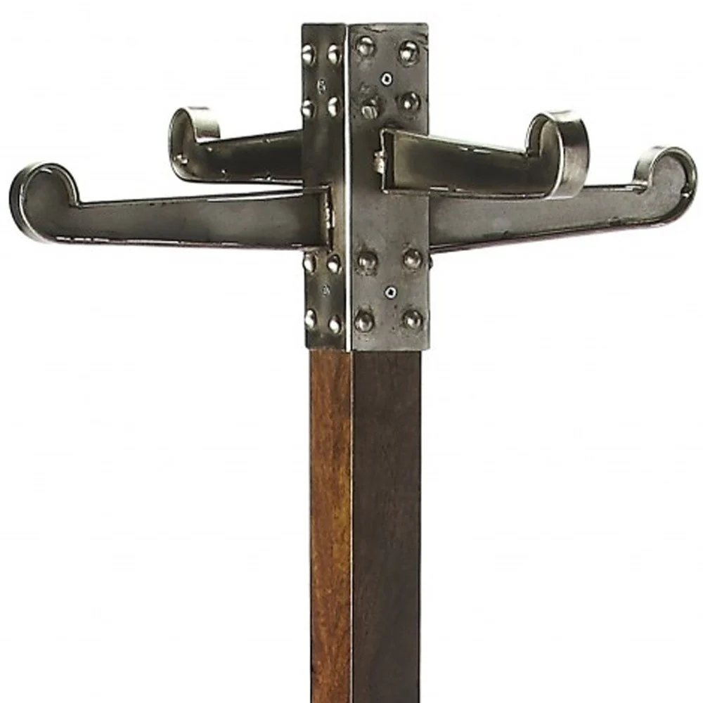 Carston Industrial Chic Coat Rack By Homeroots - Image 5