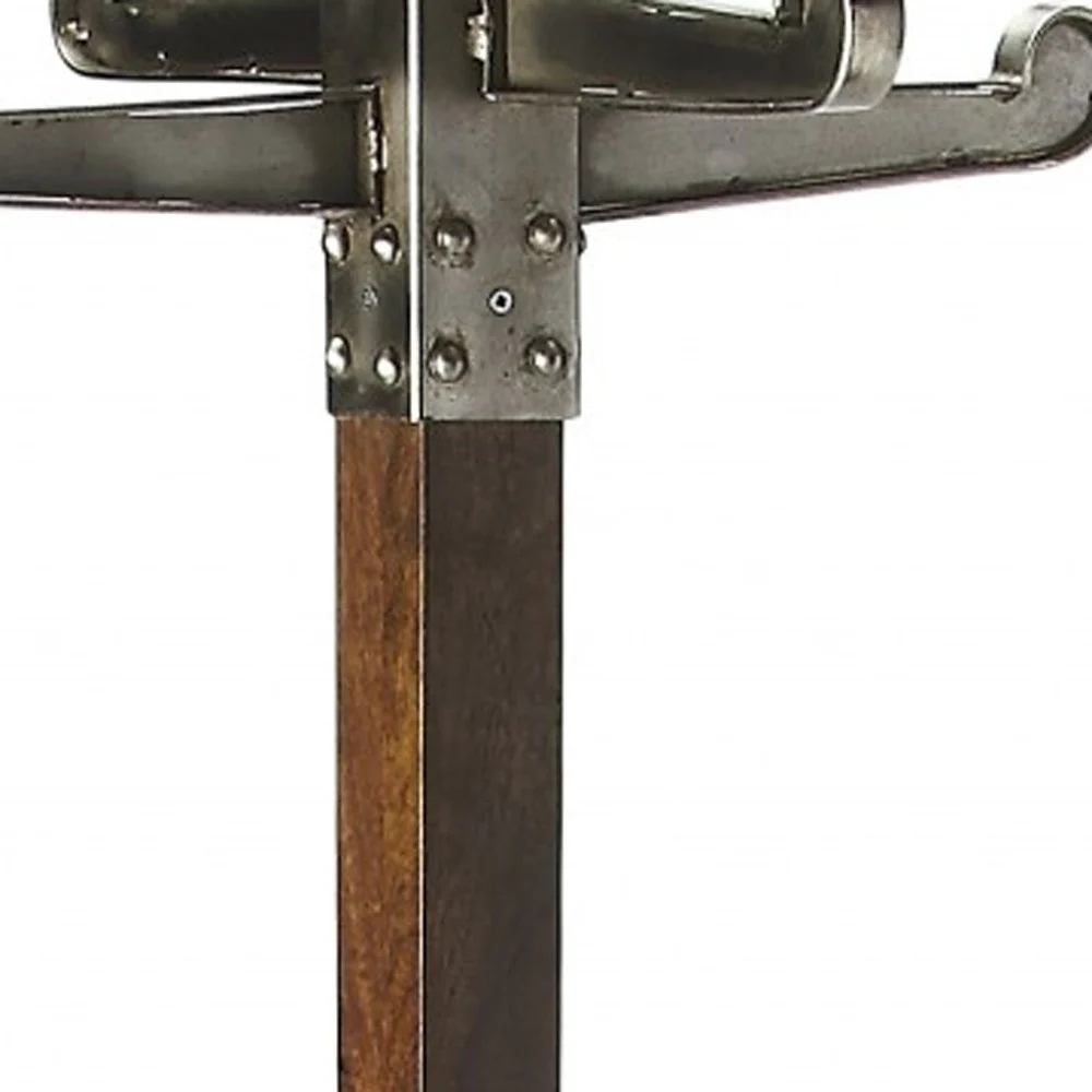 Carston Industrial Chic Coat Rack By Homeroots - Image 6