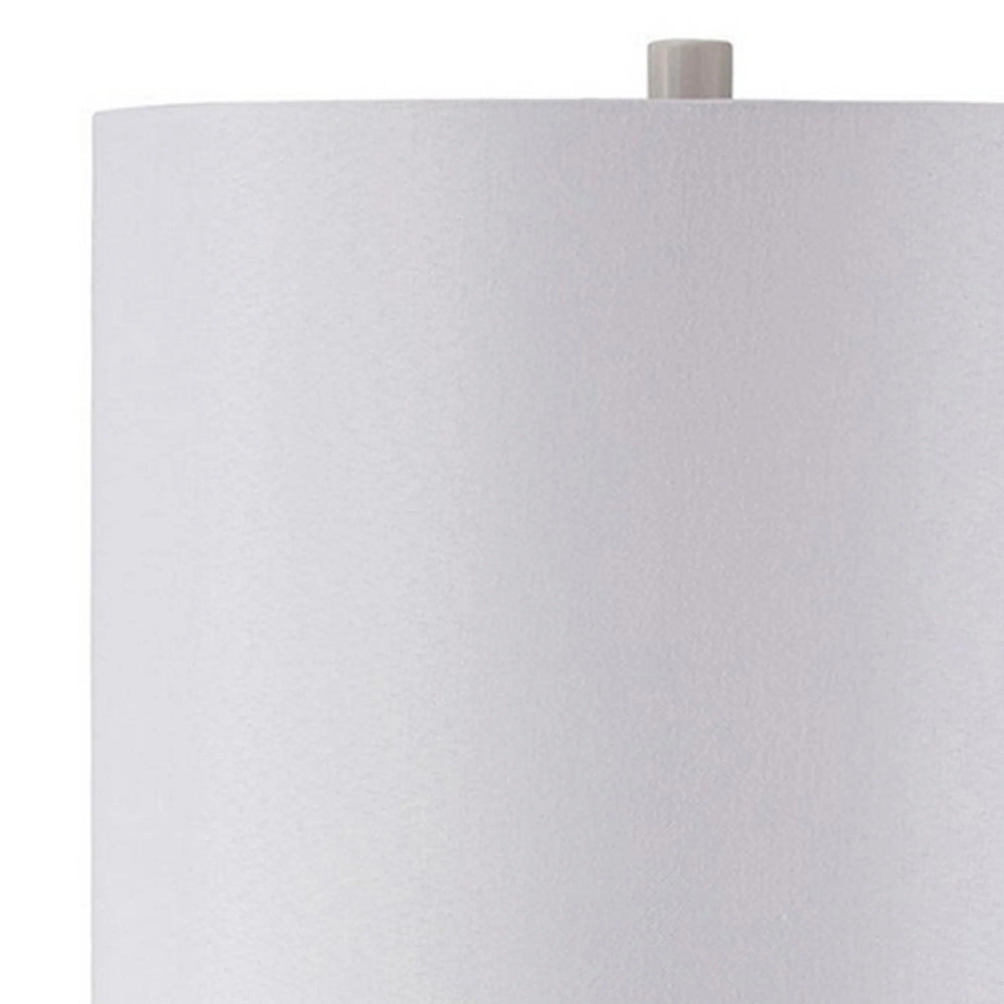Carved Ceramic Base Table Lamp With Drum Shade Set Of 2 White By Benzara - Image 4