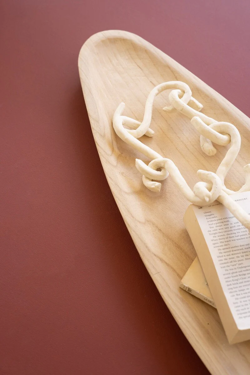 Carved Wooden Fish Platter (Min 2) By Kalalou - Image 2