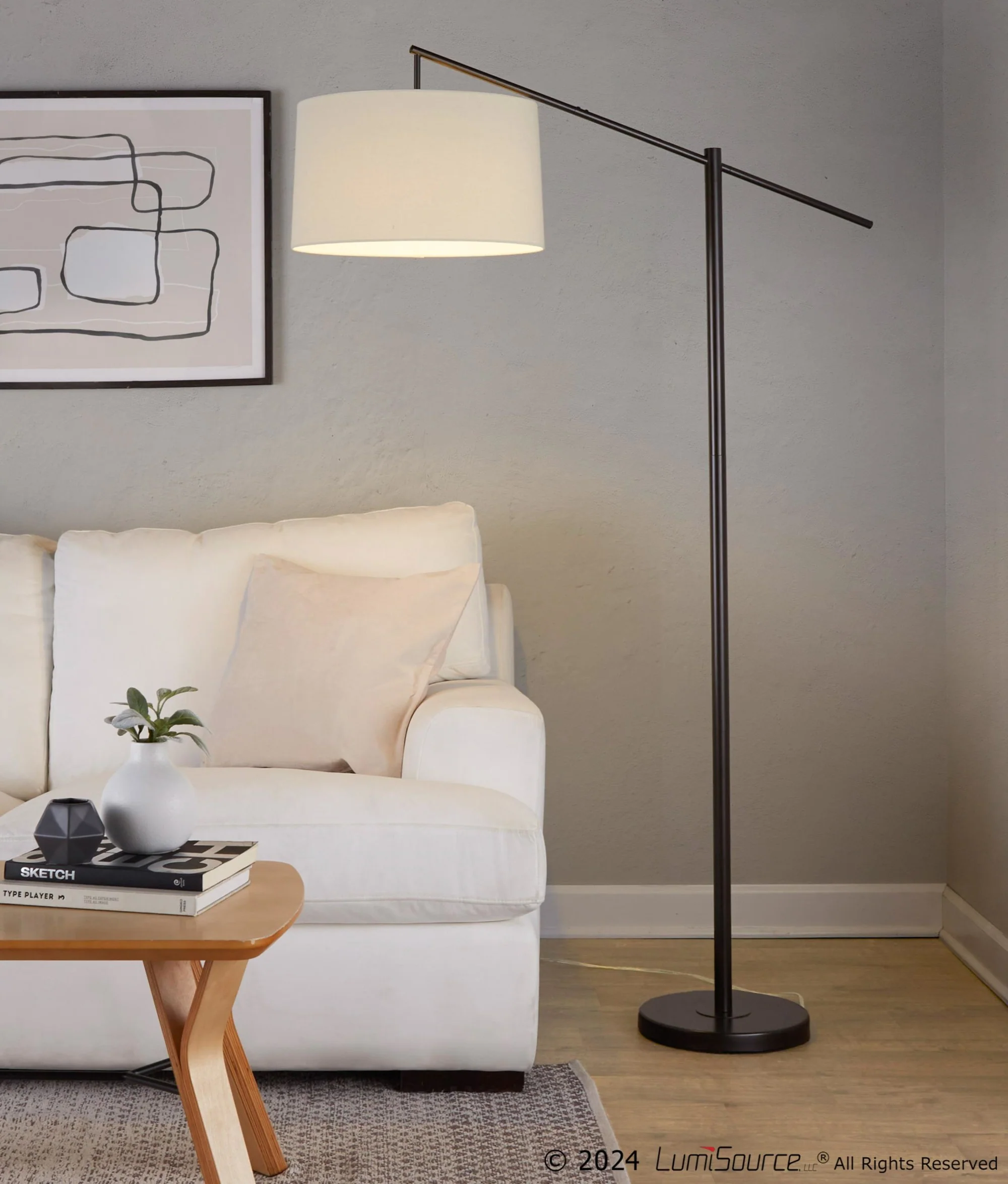 Casper 69" Metal Floor Lamp By LumiSource - GFS69-CASPR AUW - Image 17