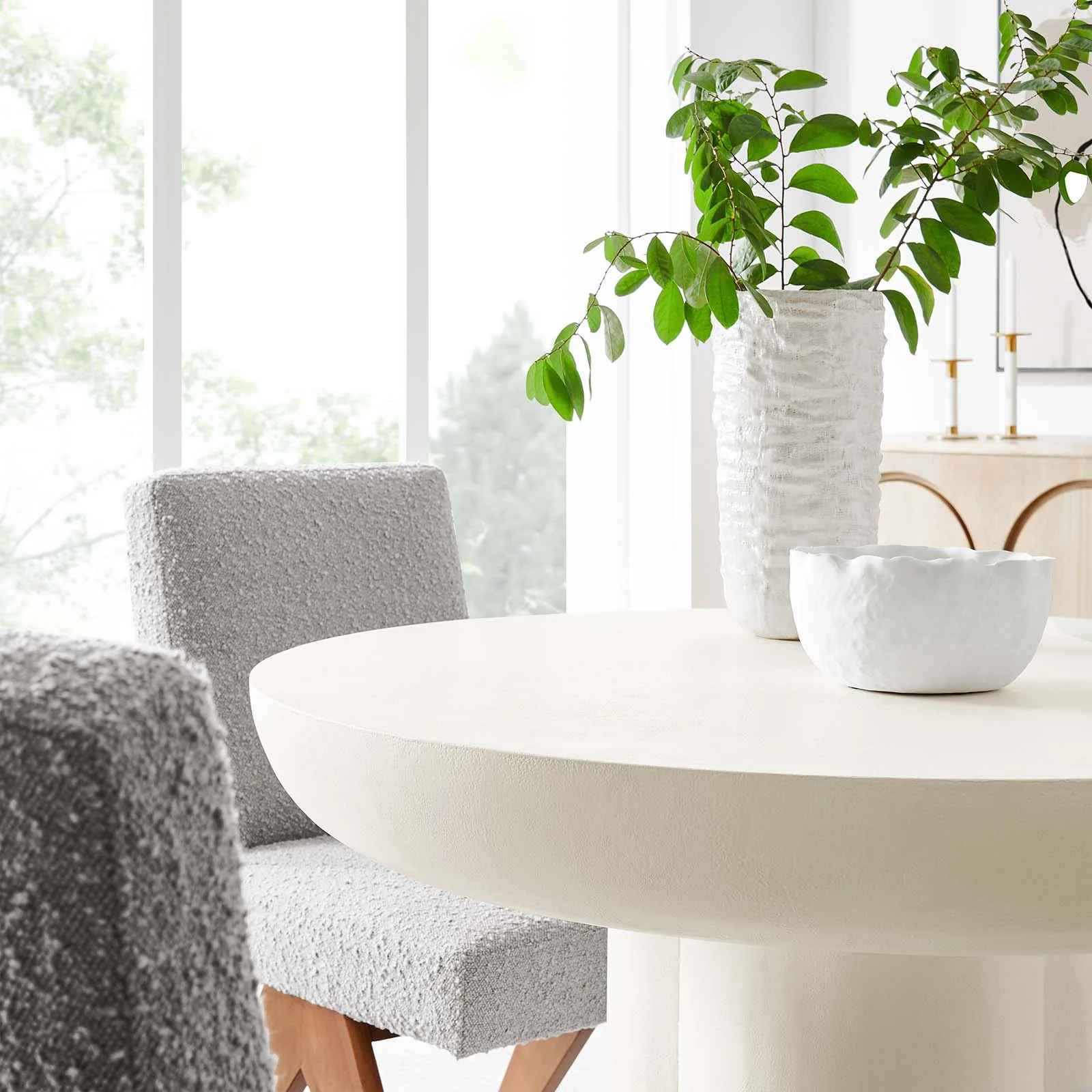 Caspian 40" Round Concrete Dining Table By Modway - EEI-6762 - Image 18