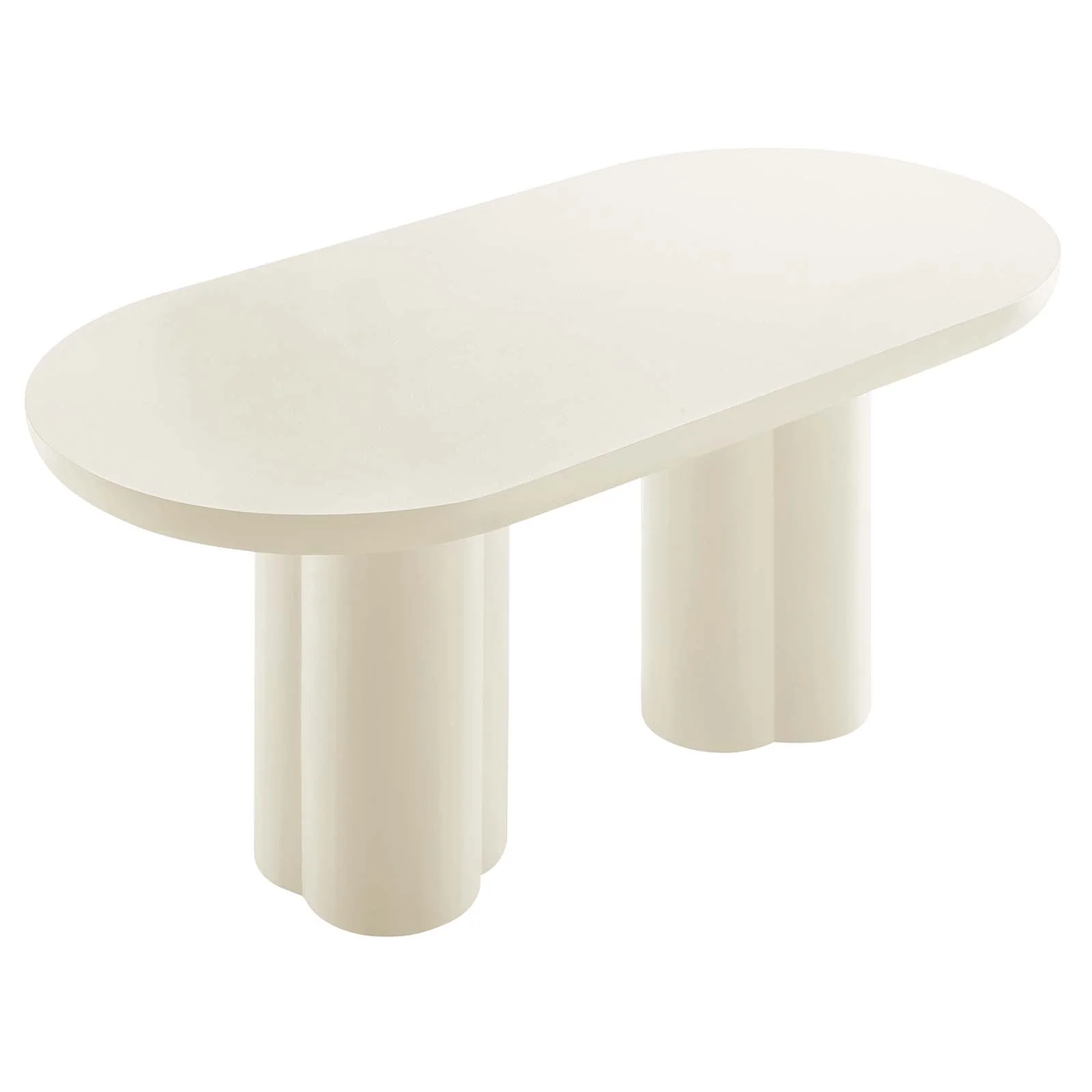 Caspian 72" Oval Concrete Dining Table By Modway - EEI-6764 - Image 12