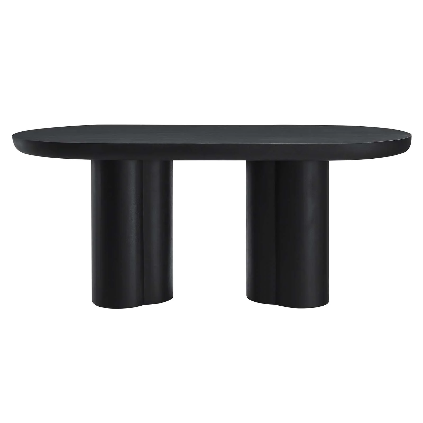 Caspian 72" Oval Concrete Dining Table By Modway - EEI-6764 - Image 2