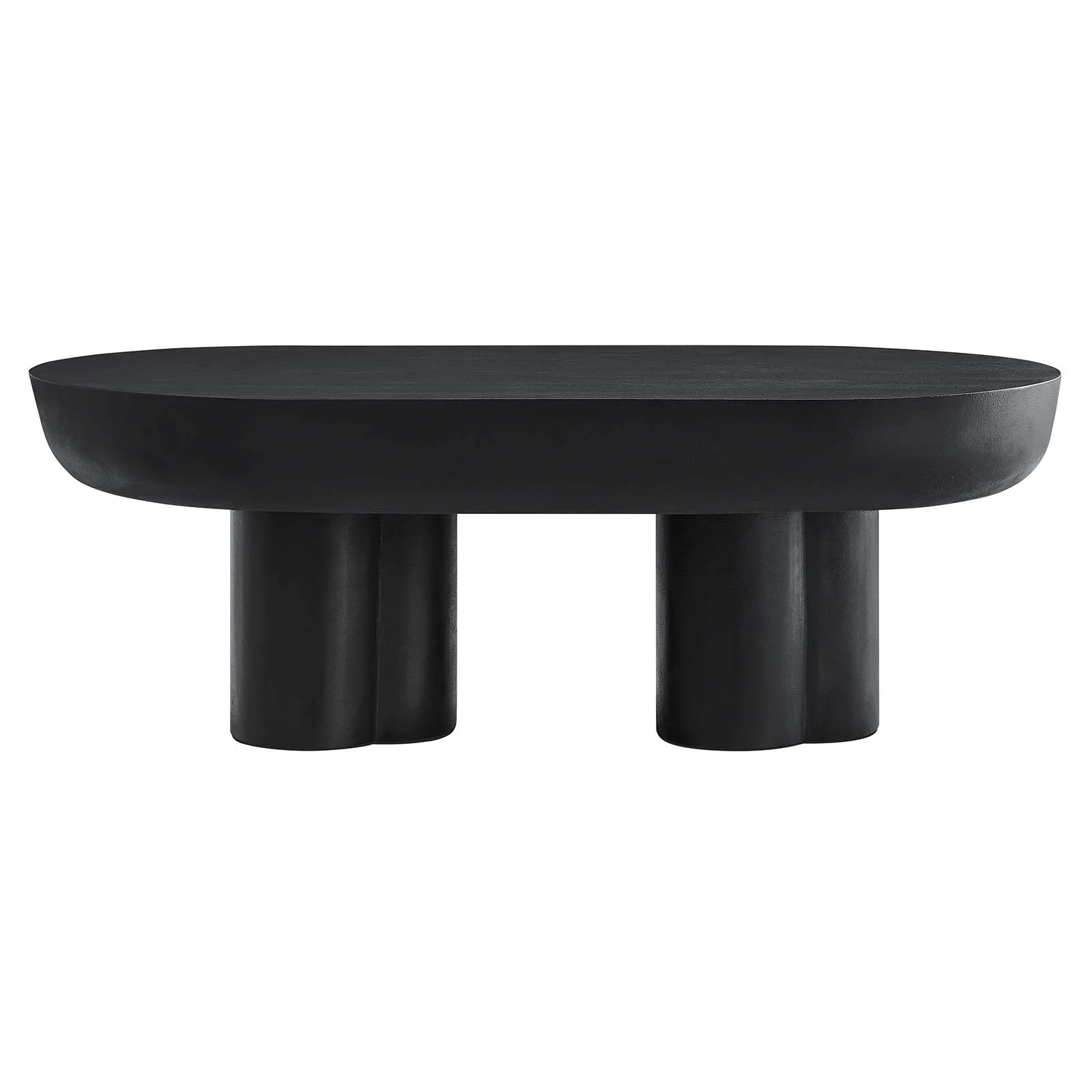 Caspian Oval Concrete Coffee Table By Modway - EEI-6763 - Image 2