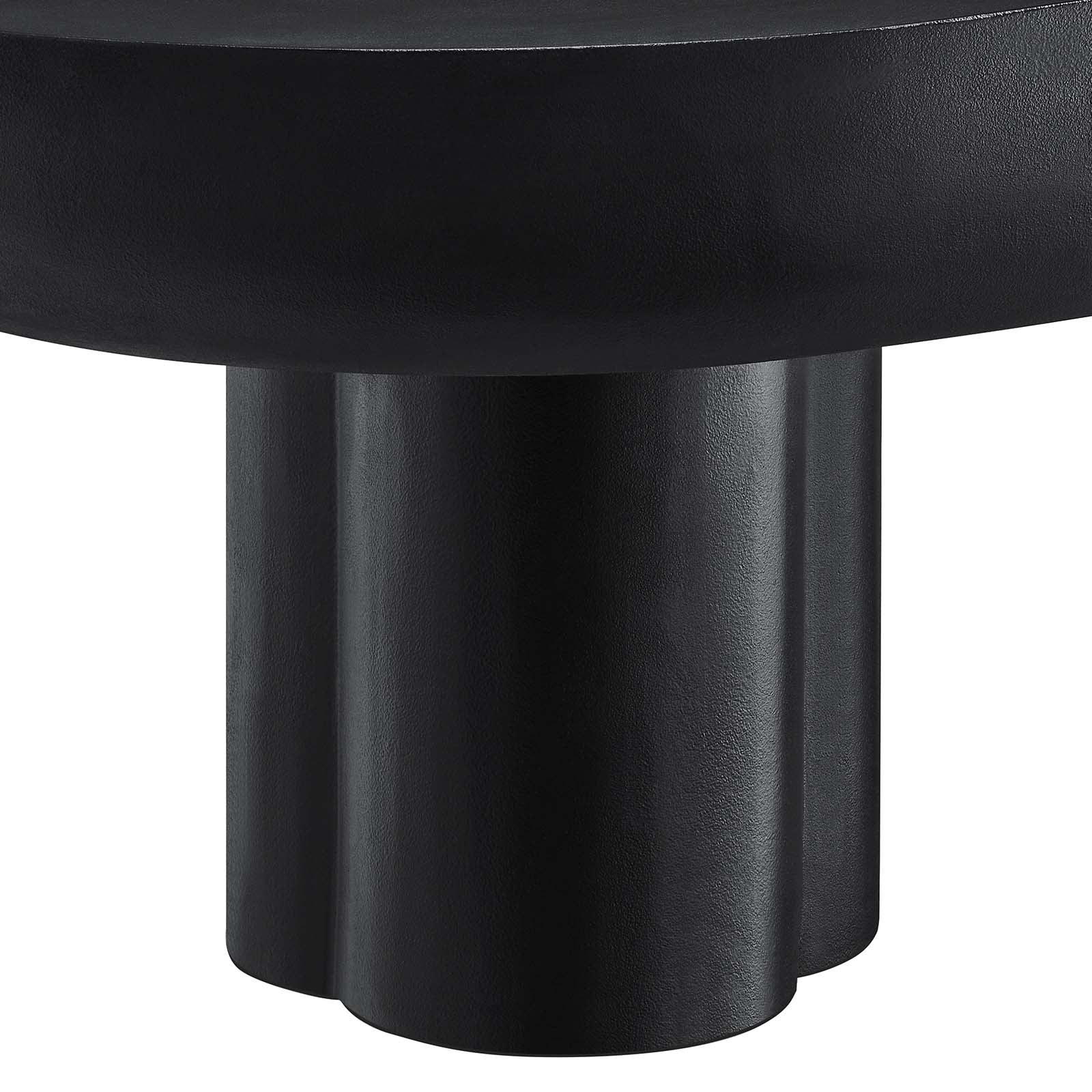 Caspian Oval Concrete Coffee Table By Modway - EEI-6763 - Image 5