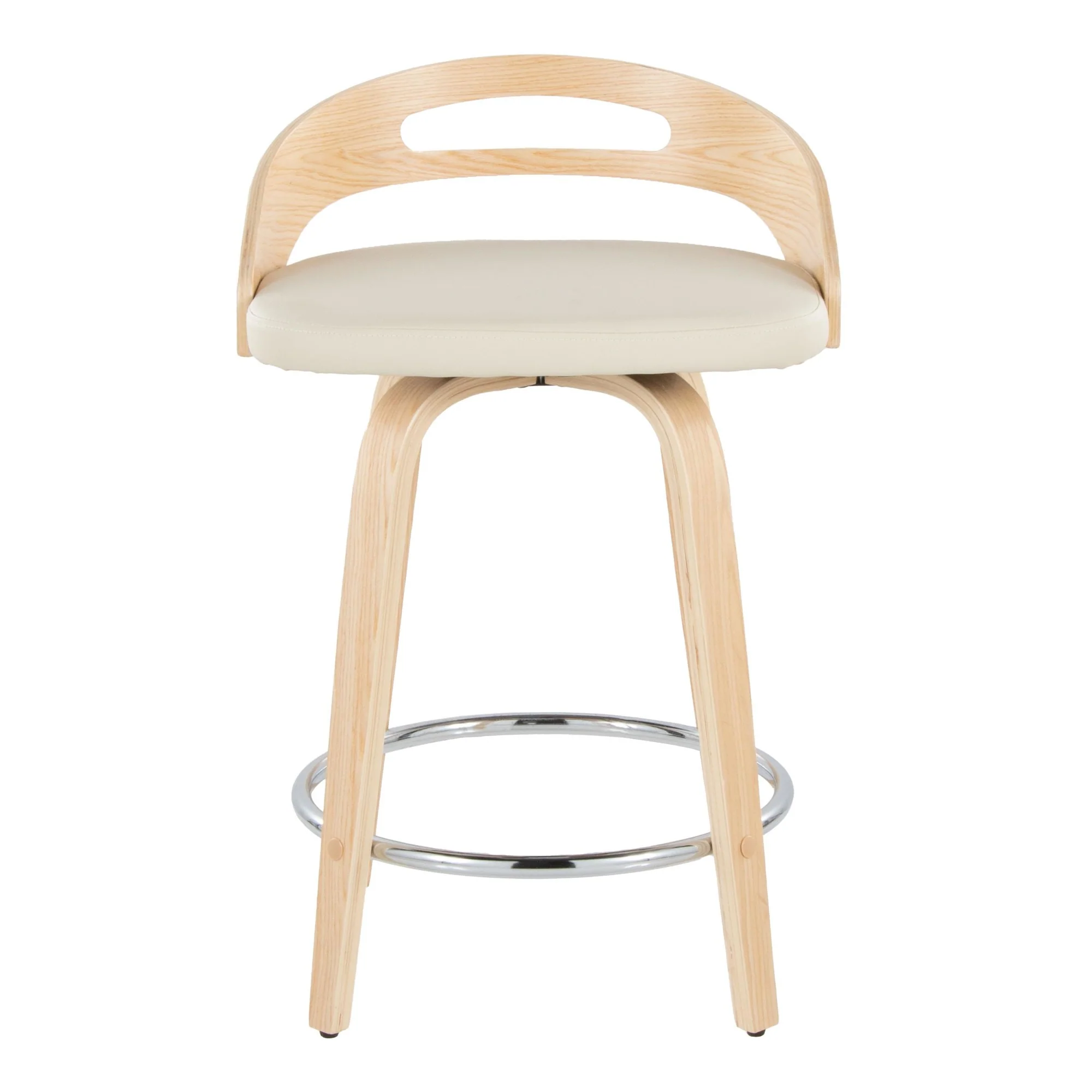 Cassis 24" Fixed-Height Counter Stool - Set of 2 By LumiSource - B24-CASSISPU-GRTZQ2 LGYLGYBK2 - Image 29