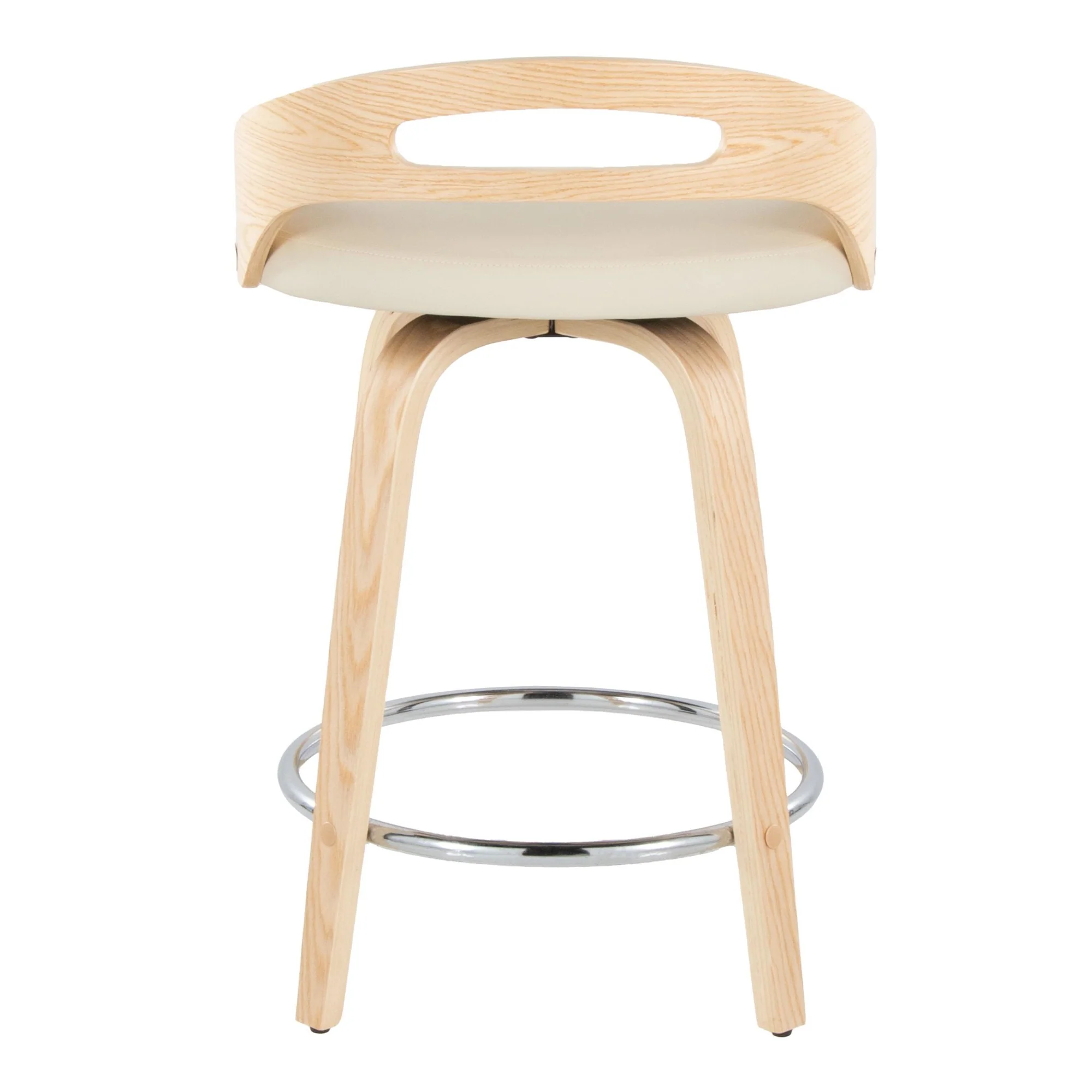 Cassis 24" Fixed-Height Counter Stool - Set of 2 By LumiSource - B24-CASSISPU-GRTZQ2 LGYLGYBK2 - Image 30