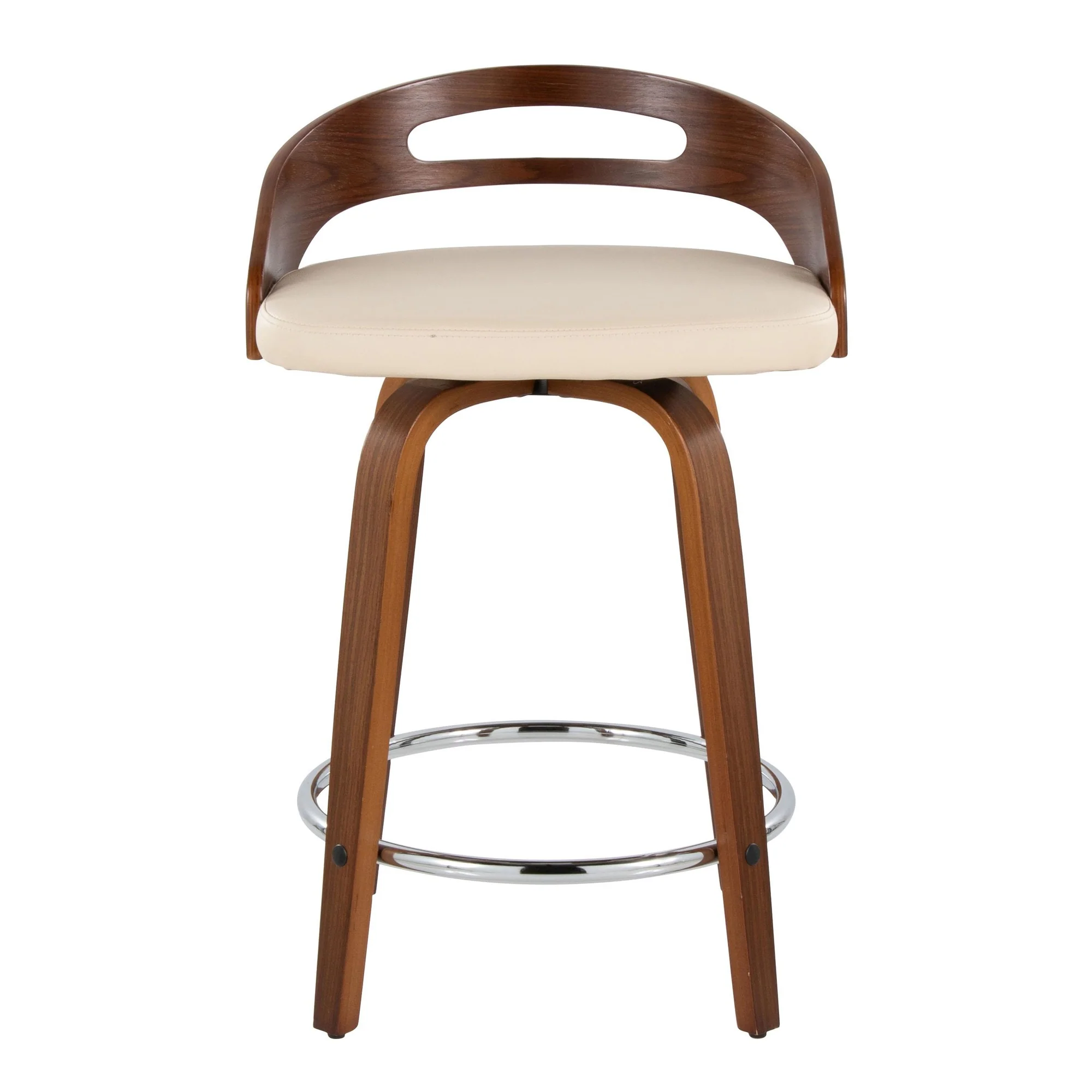 Cassis 24" Fixed-Height Counter Stool - Set of 2 By LumiSource - B24-CASSISPU-GRTZQ2 LGYLGYBK2 - Image 39