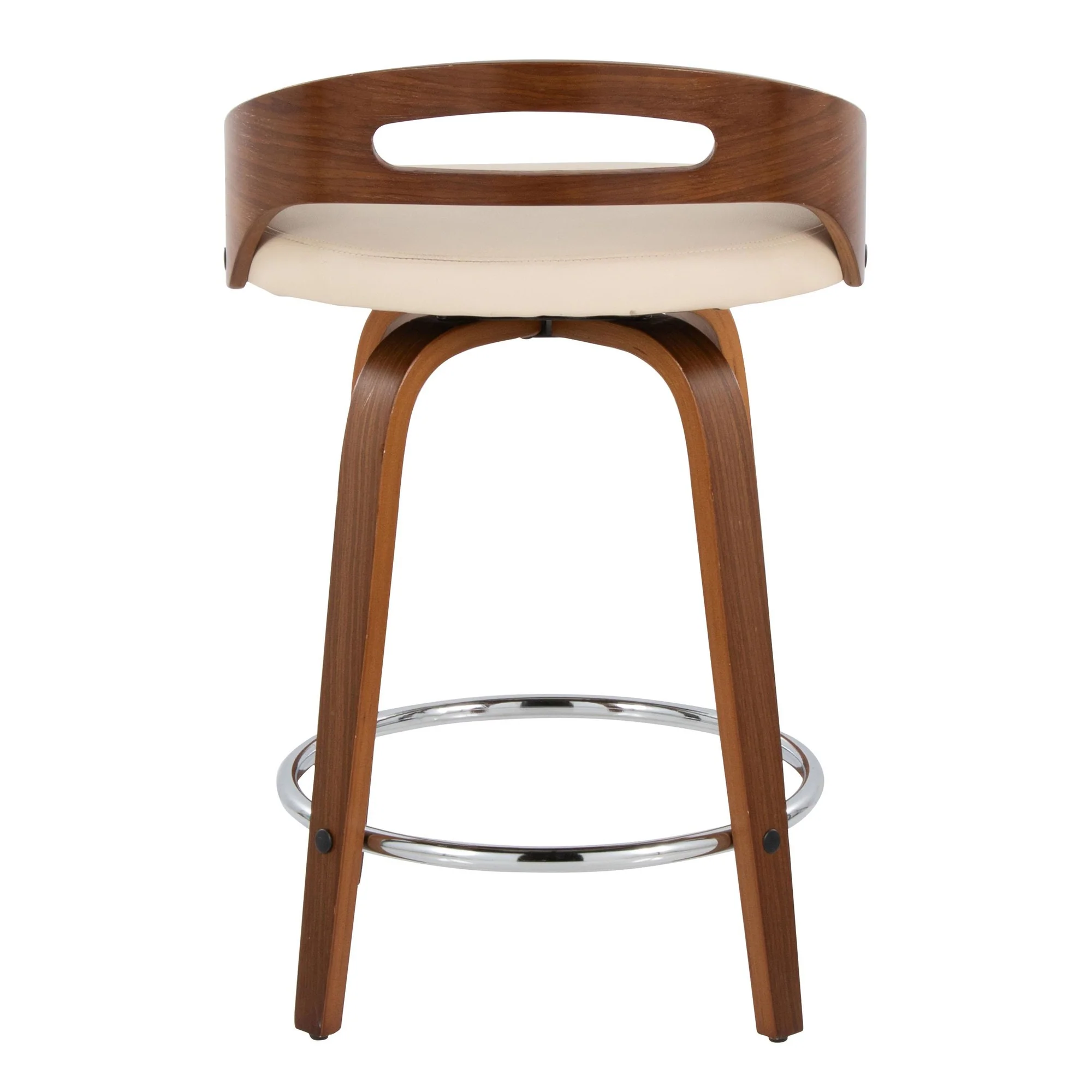 Cassis 24" Fixed-Height Counter Stool - Set of 2 By LumiSource - B24-CASSISPU-GRTZQ2 LGYLGYBK2 - Image 40