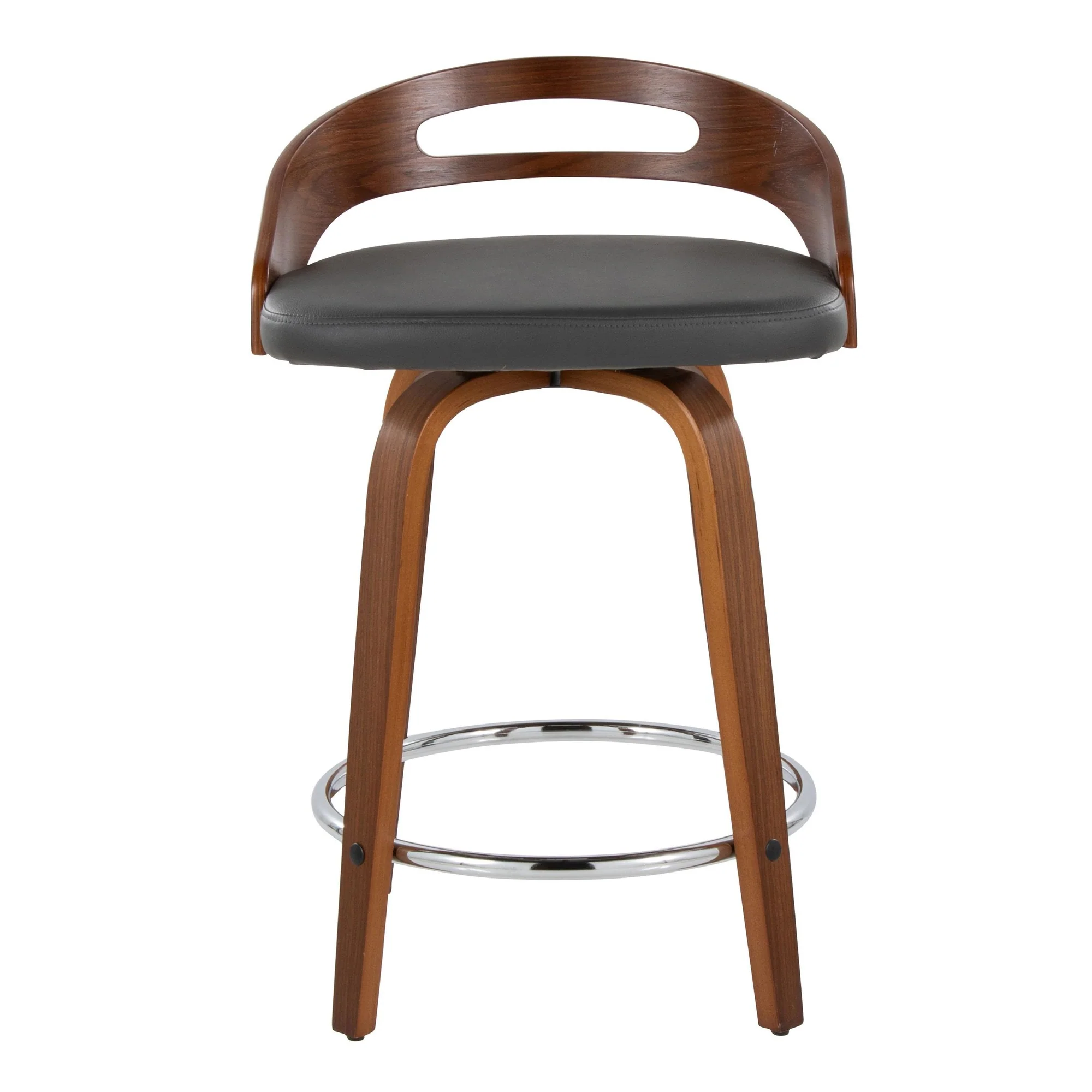 Cassis 24" Fixed-Height Counter Stool - Set of 2 By LumiSource - B24-CASSISPU-GRTZQ2 LGYLGYBK2 - Image 49