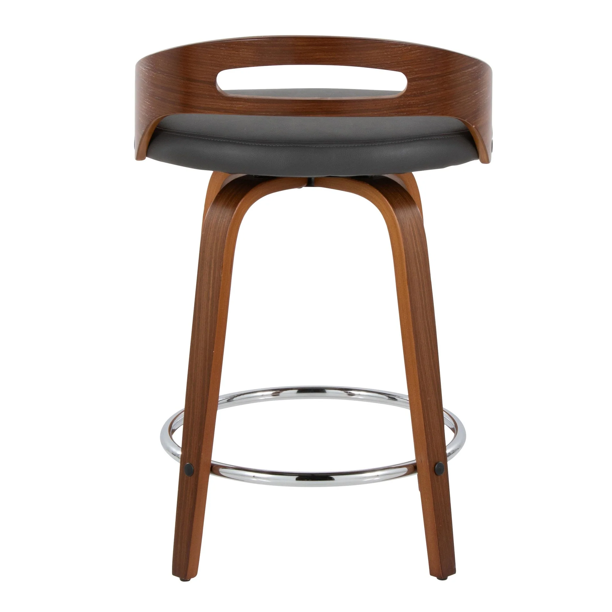 Cassis 24" Fixed-Height Counter Stool - Set of 2 By LumiSource - B24-CASSISPU-GRTZQ2 LGYLGYBK2 - Image 50