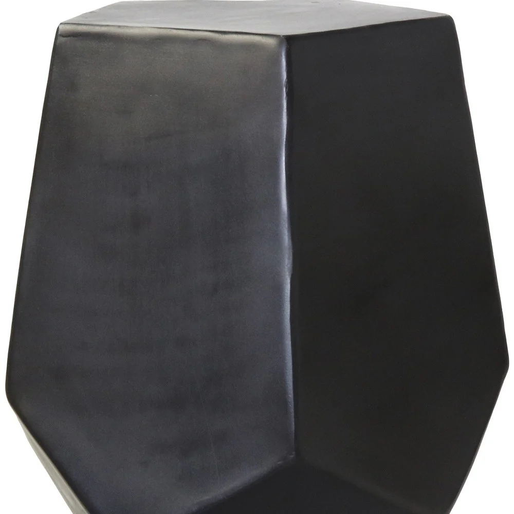 Cast Aluminum Hexagonal Drum Table By Homeroots - Image 3