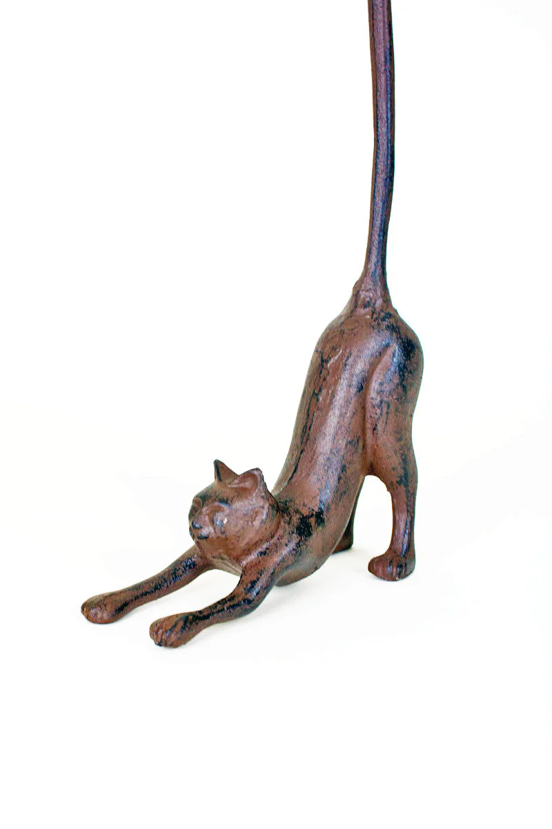 Cast Iron Cat Paper Towel Holder (Min 2) By Kalalou - Image 4