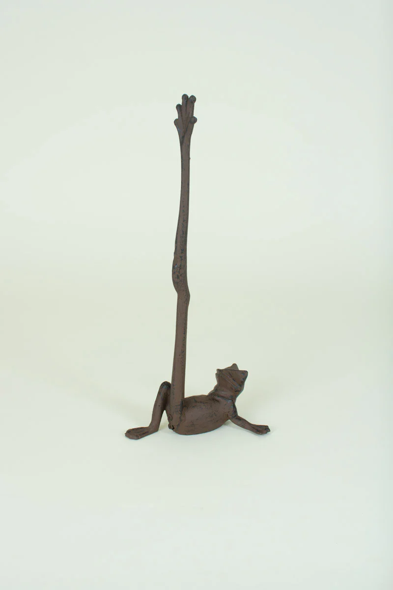 Cast Iron Frog Paper Towel Holder (Min 2) By Kalalou - Image 2