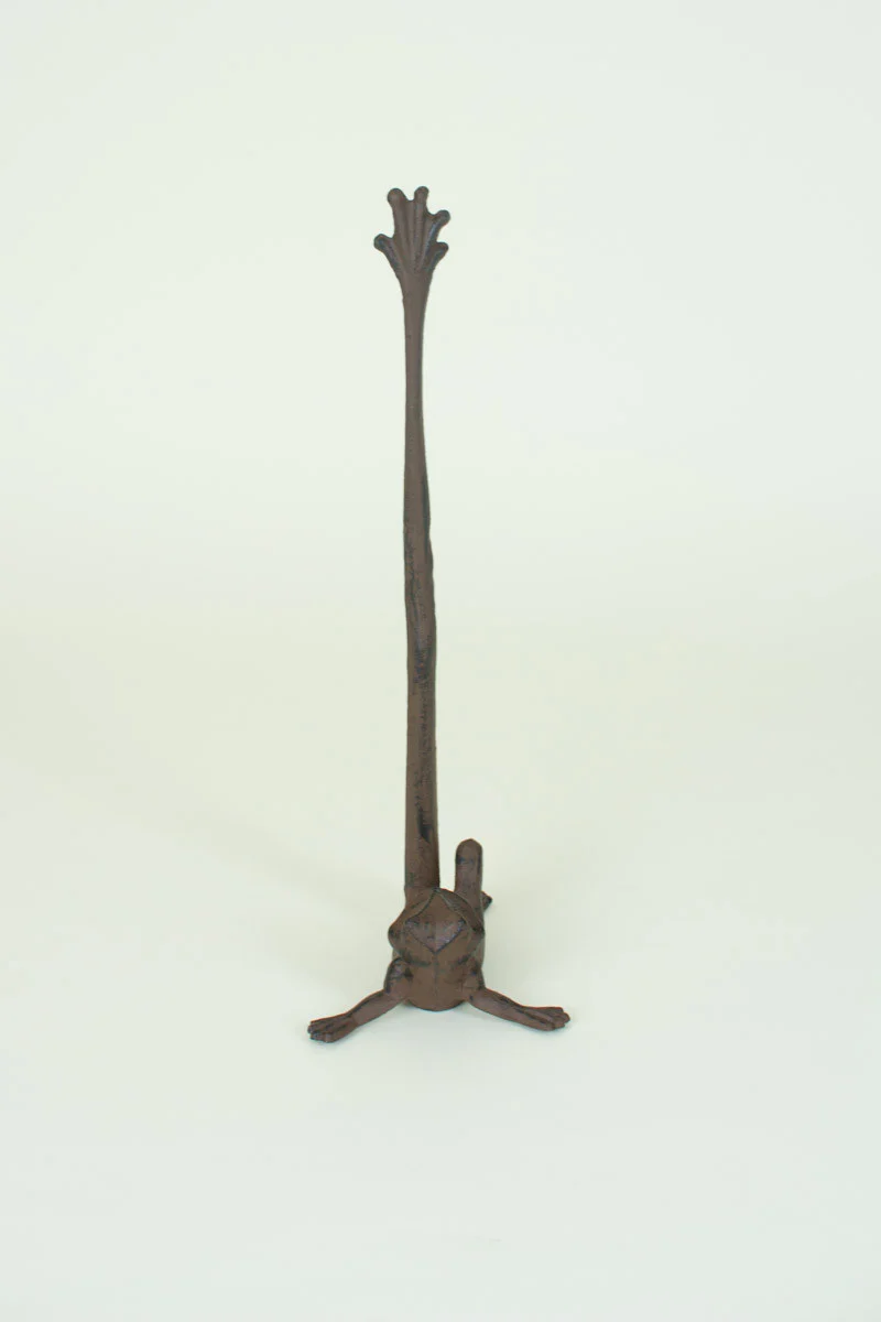 Cast Iron Frog Paper Towel Holder (Min 2) By Kalalou - Image 4