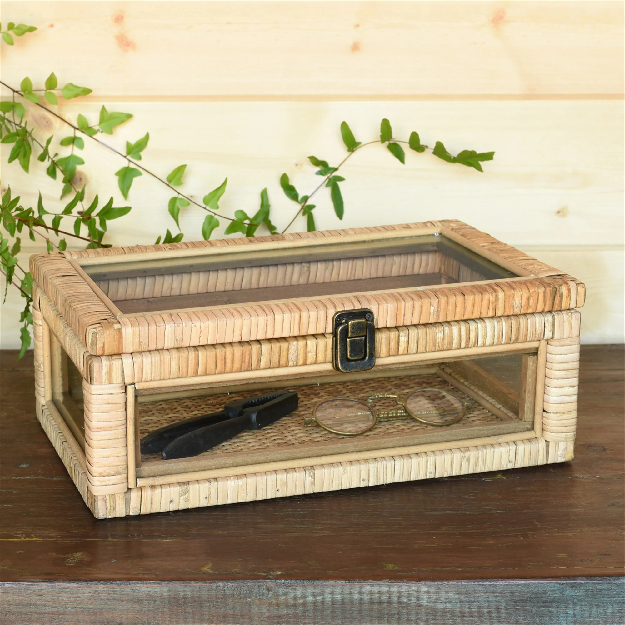 Cayman Case, Rattan - Rectangle - Natural By HomArt - Image 3