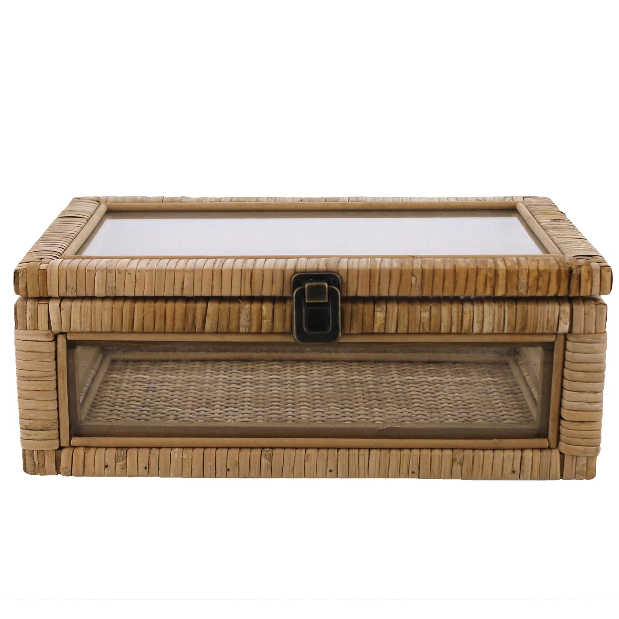 Cayman Case, Rattan - Rectangle - Natural By HomArt - Image 4