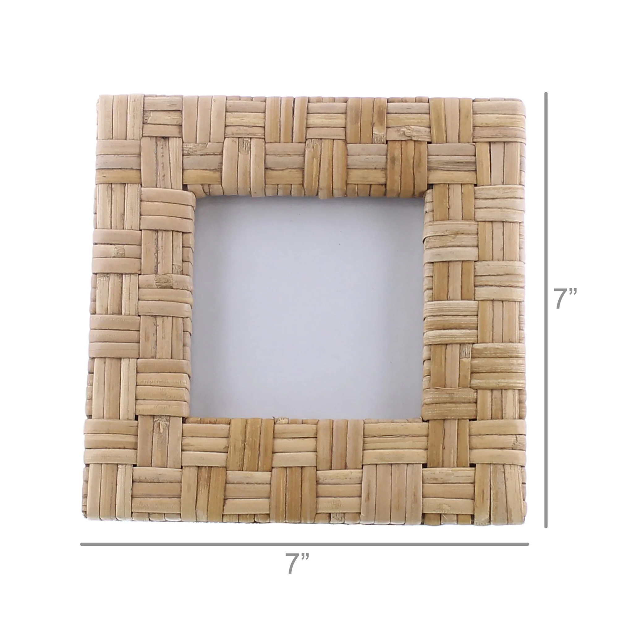 Cayman Frame, Rattan - 4x4 - Natural Set Of 2 By HomArt - Image 3