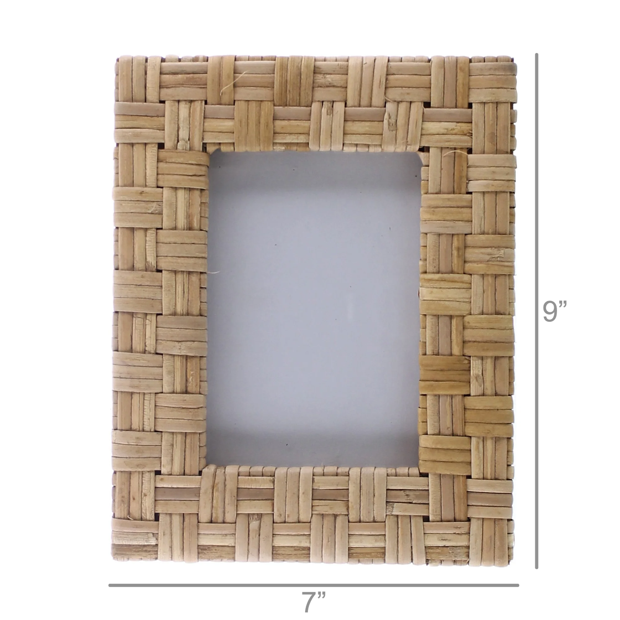 Cayman Frame, Rattan - 4x6 - Natural Set Of 2 By HomArt - Image 3