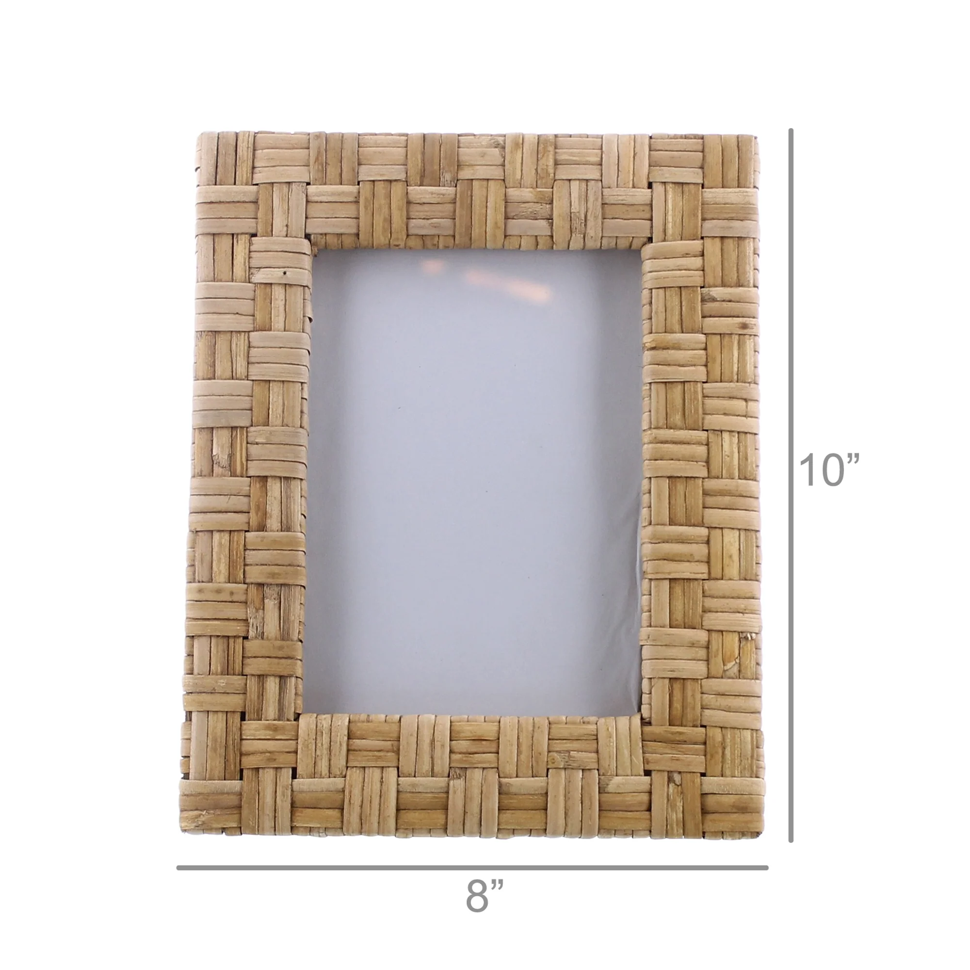 Cayman Frame, Rattan - 5x7 - Natural Set Of 2 By HomArt - Image 3