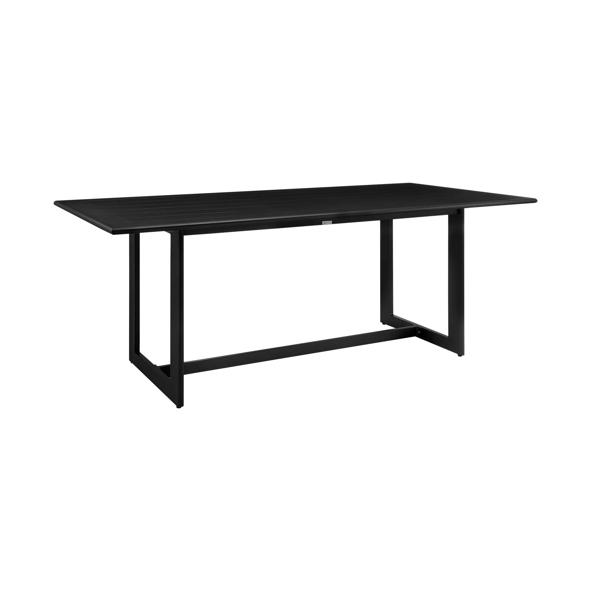 Cayman Outdoor Patio Dining Table in Aluminum By Armen Living - Image 4