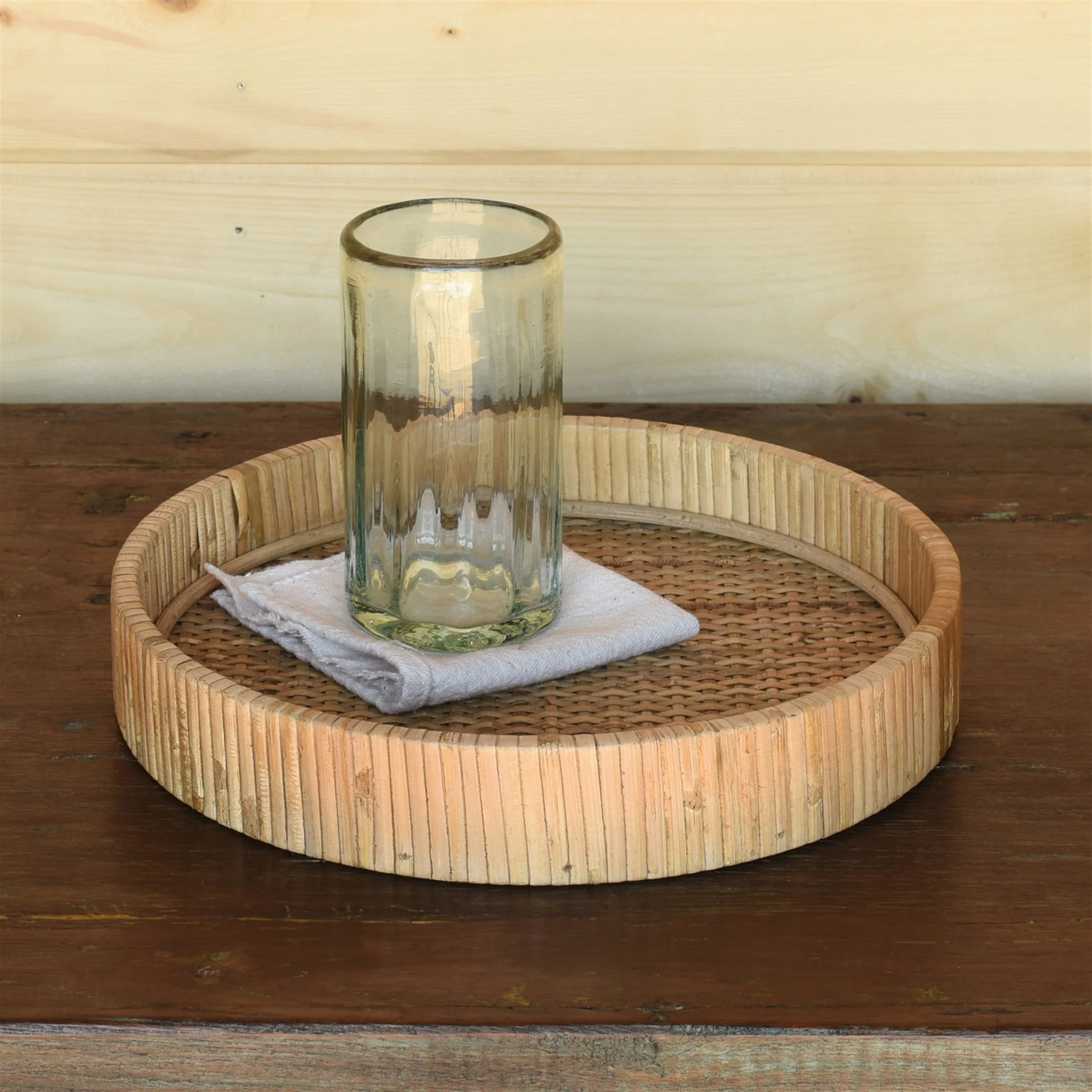Cayman Tray, Rattan - Small - Natural Set Of 2 By HomArt - Image 5