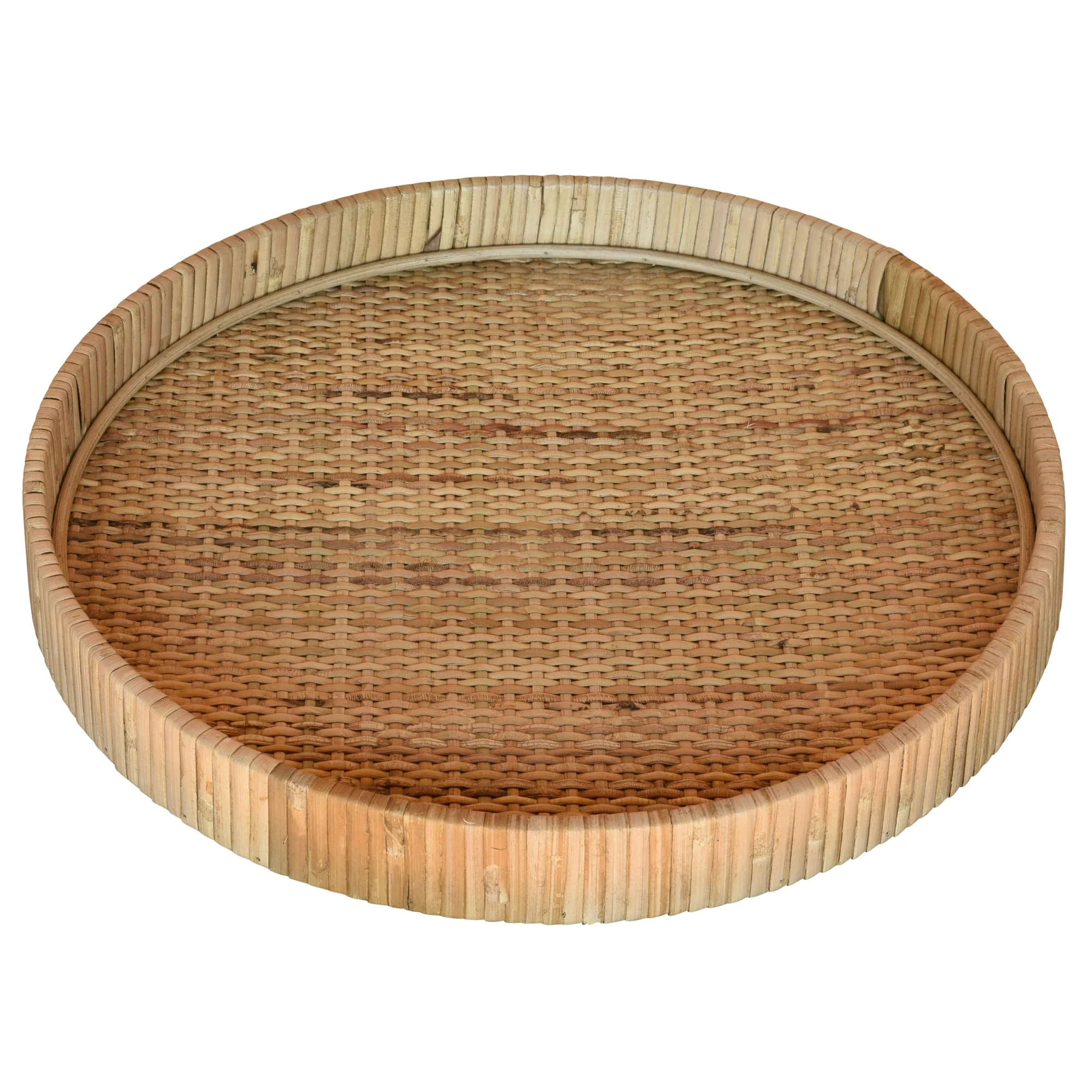 Cayman Tray, Rattan - Small - Natural Set Of 2 By HomArt - Image 7