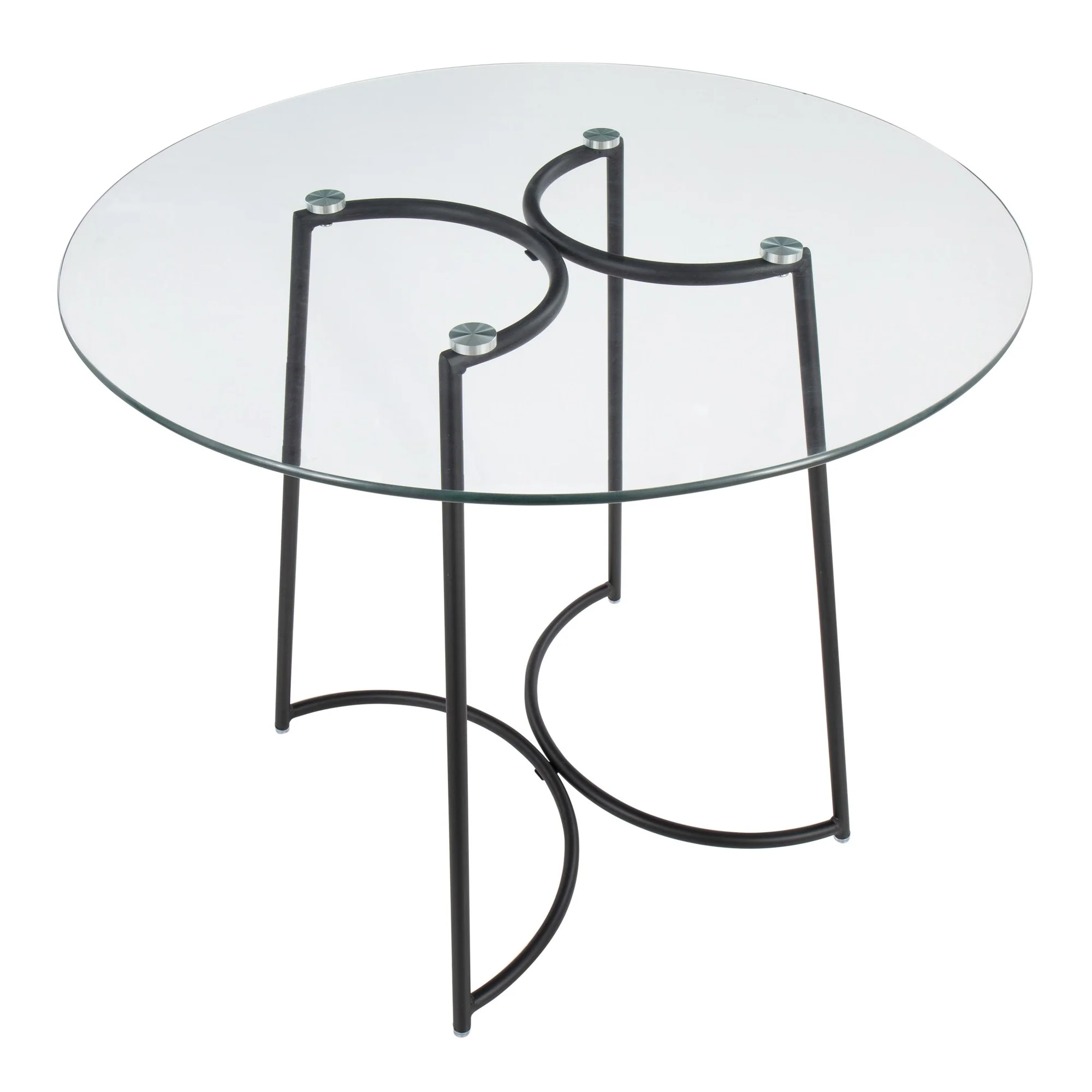 Cece Dinette Table Transparent By LumiSource - DT-CECE35 BKGL - Image 2
