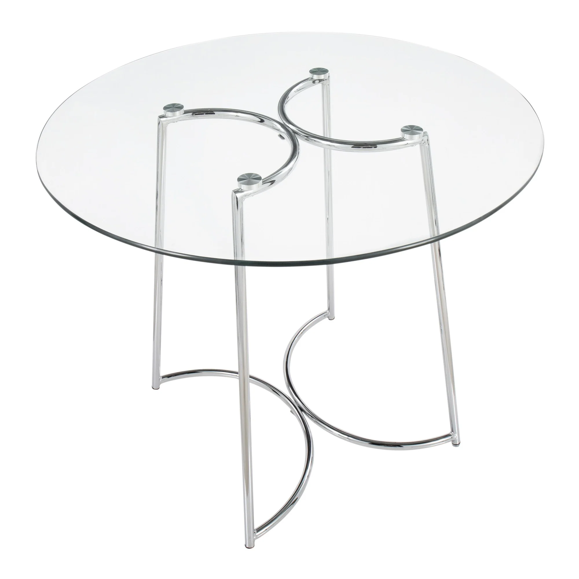 Cece Dinette Table Transparent By LumiSource - DT-CECE35 GL - Image 2