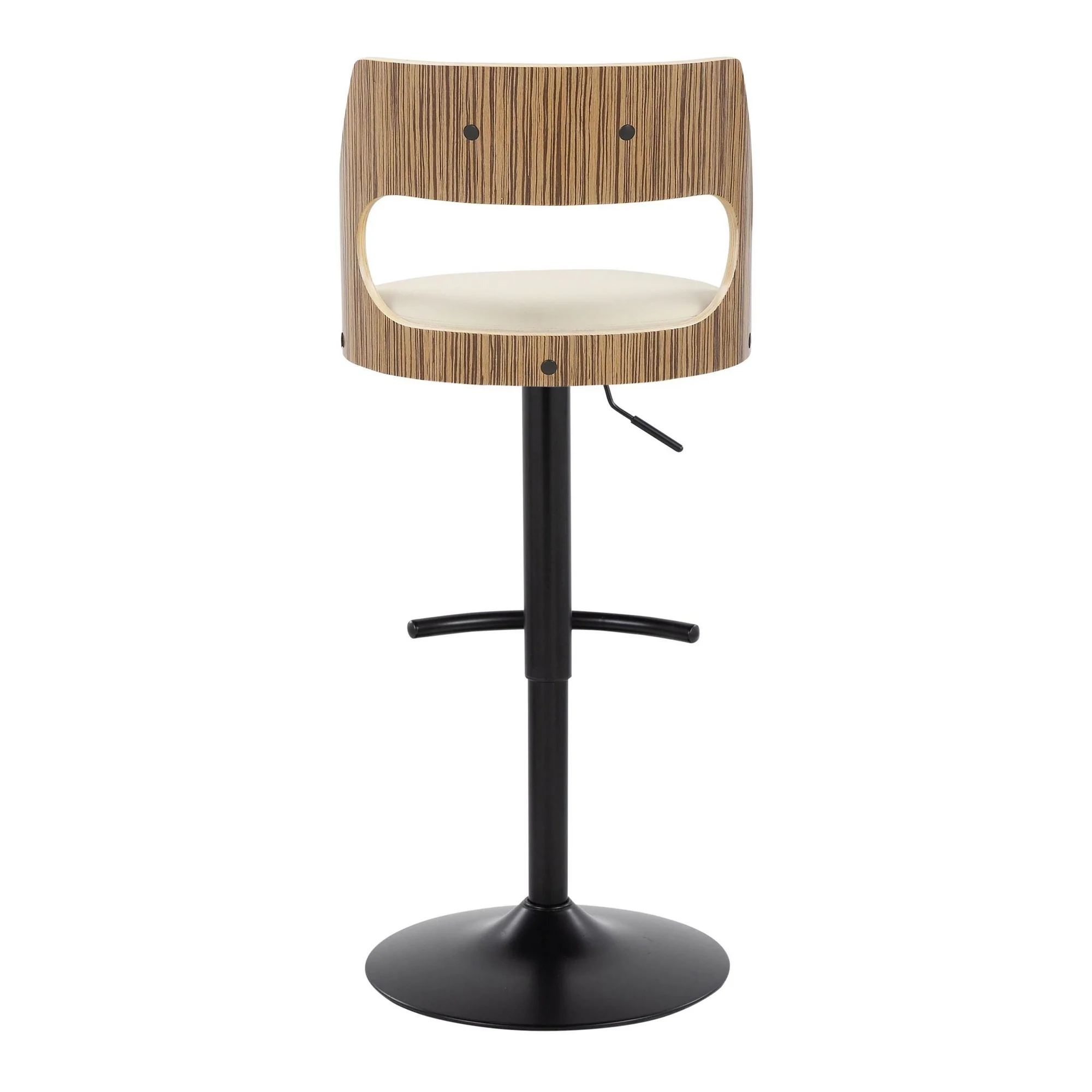 Cecina Adjustable Barstool - Set of 2 By LumiSource - BS-CECINAPU-RT2 BKZBCR2 - Image 10