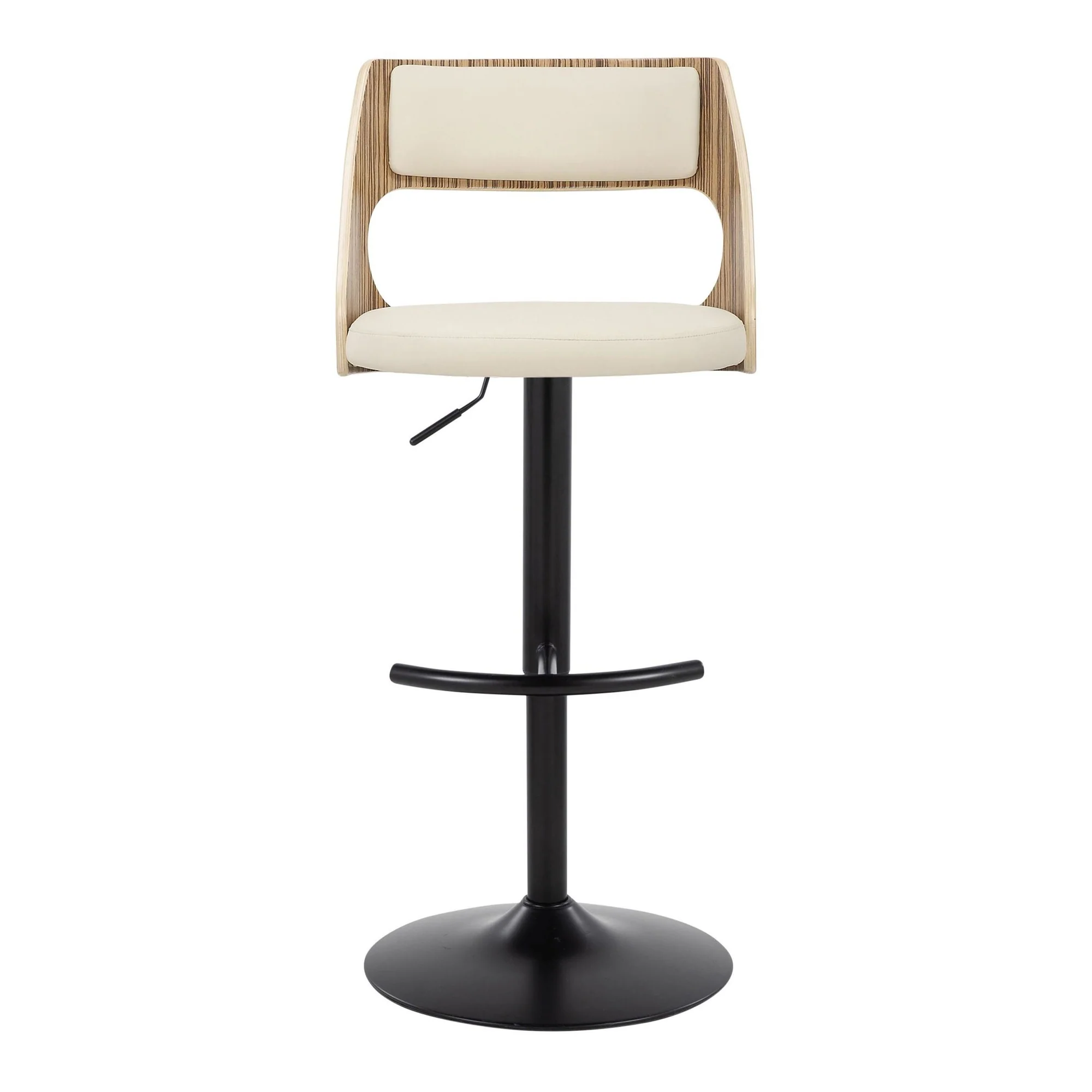 Cecina Adjustable Barstool - Set of 2 By LumiSource - BS-CECINAPU-RT2 BKZBCR2 - Image 9