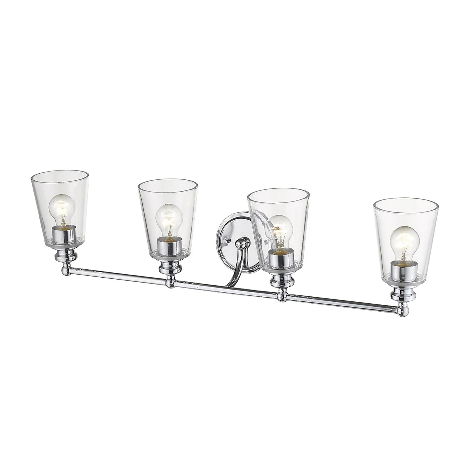Ceil 4-Light Chrome Vanity By Homeroots - Image 3