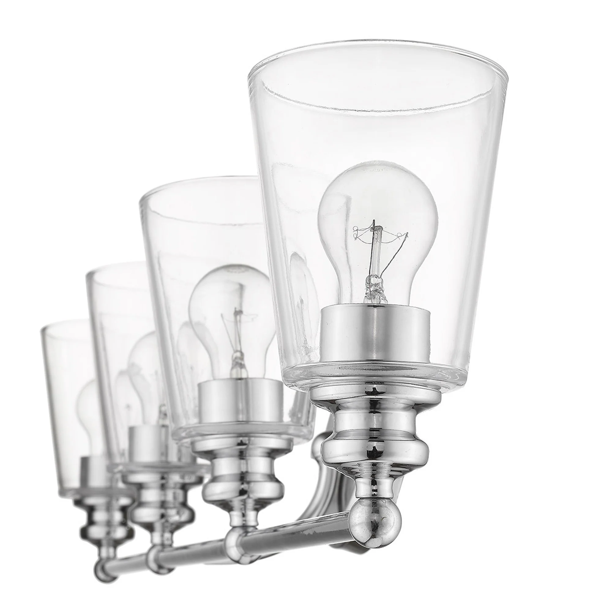 Ceil 4-Light Chrome Vanity By Homeroots - Image 5