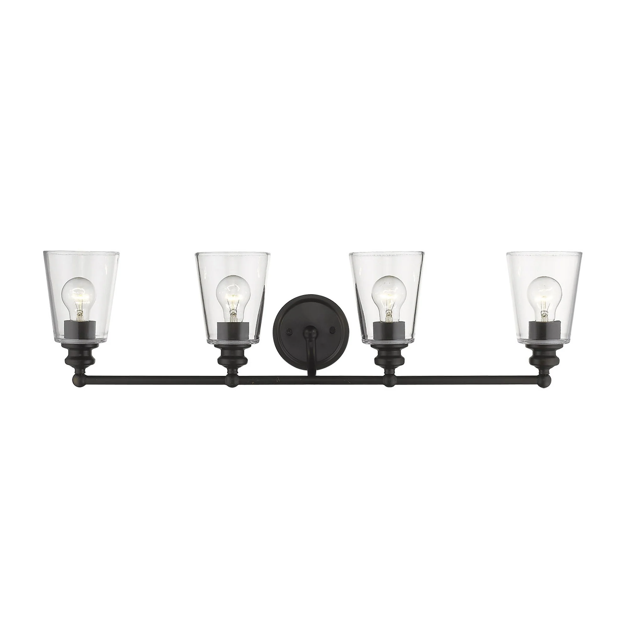 Ceil 4-Light Oil-Rubbed Bronze Vanity By Homeroots - Image 4