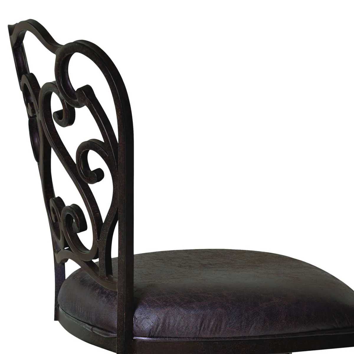 Celeste 26" Counter Height Metal Swivel Barstool By Armen Living - Image 5