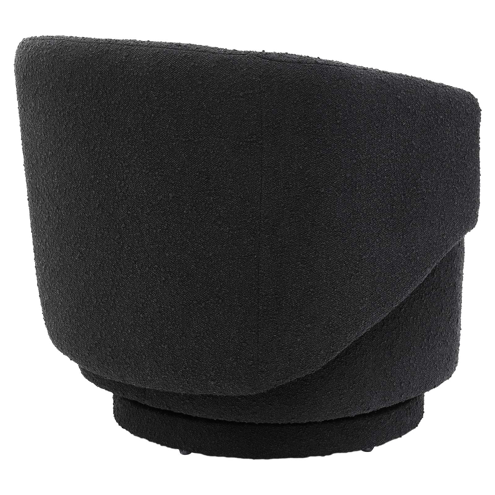 Celestia Boucle Fabric Fabric and Wood Swivel Chair By Modway - EEI-6357 - Image 3
