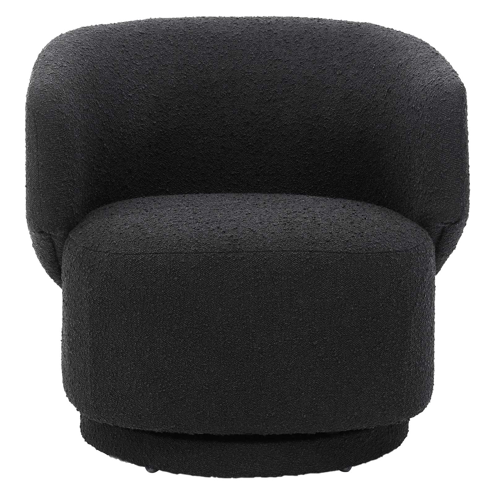 Celestia Boucle Fabric Fabric and Wood Swivel Chair By Modway - EEI-6357 - Image 4