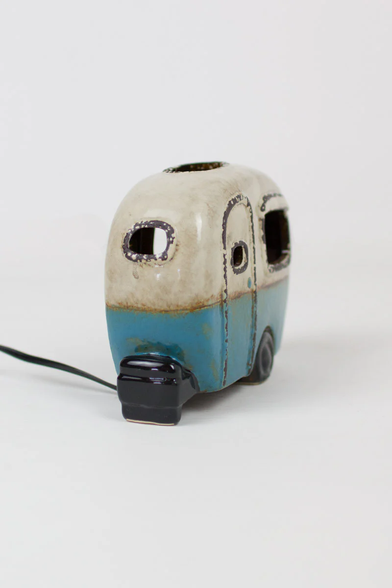 Ceramic Camper Lamp (Min 2) By Kalalou - Image 2