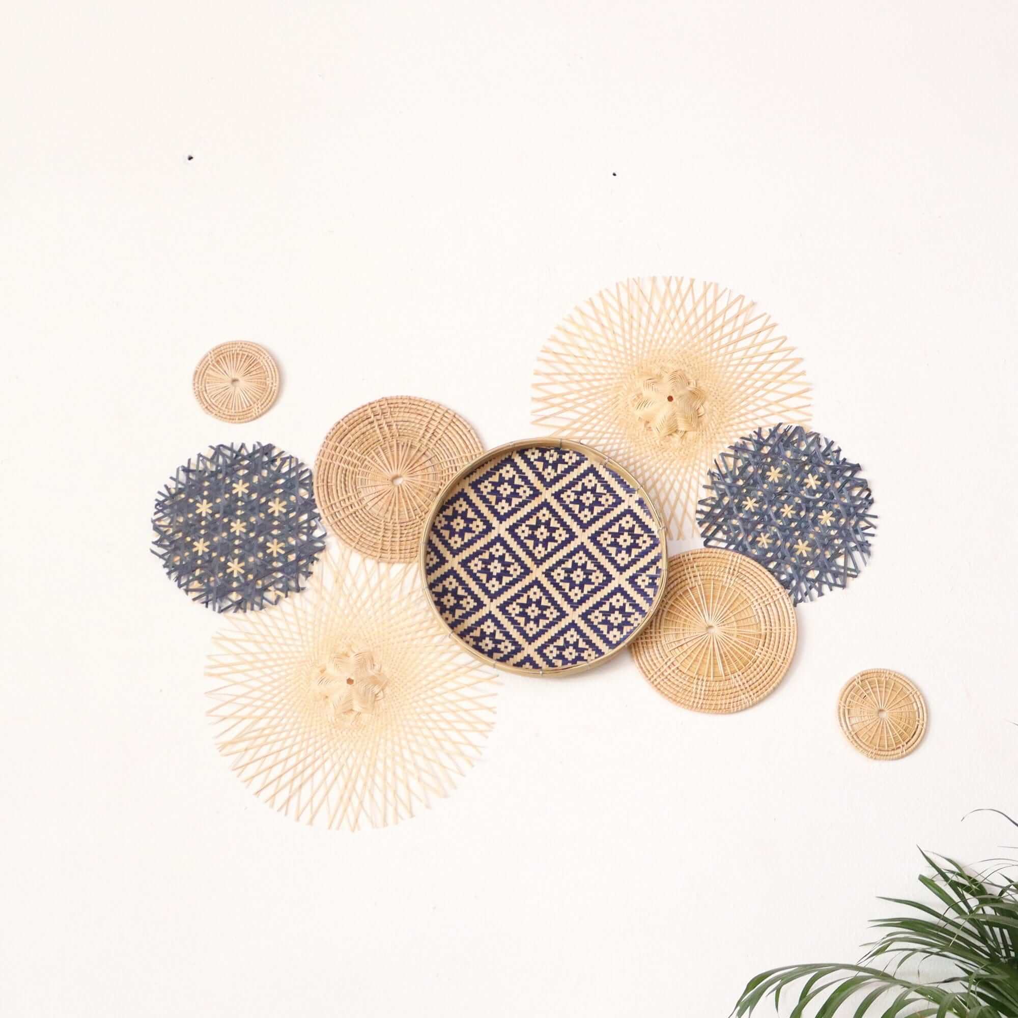 Cha Ma - Wall Hanging Decor Set Of 9 By Thaihome - Image 3