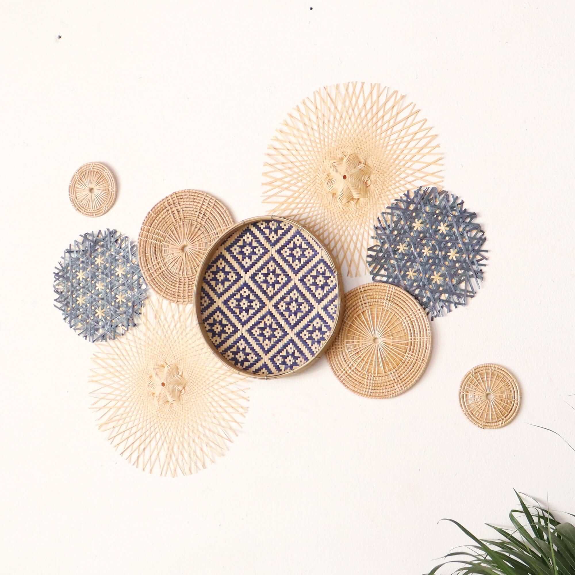 Cha Ma - Wall Hanging Decor Set Of 9 By Thaihome - Image 4