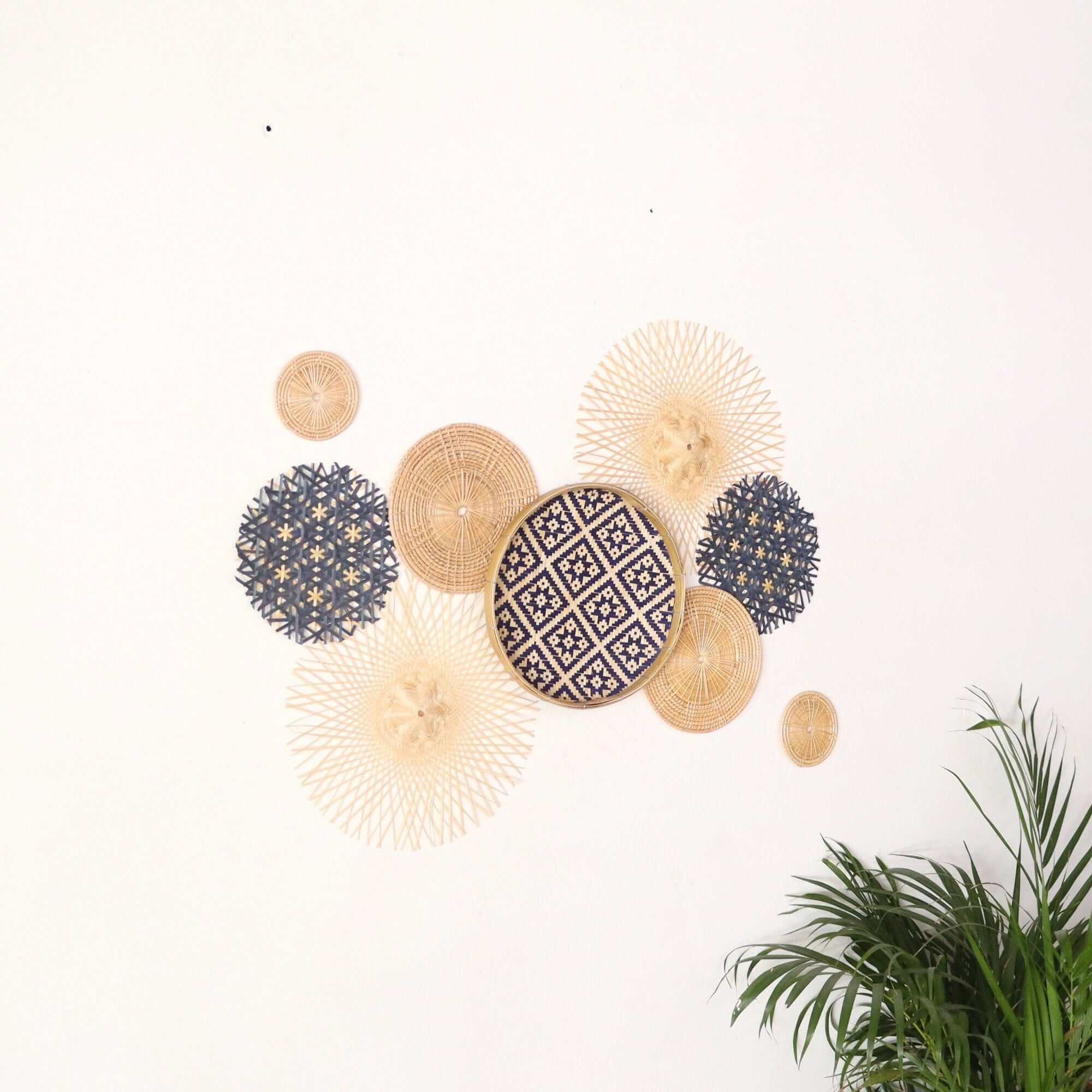 Cha Ma - Wall Hanging Decor Set Of 9 By Thaihome - Image 5