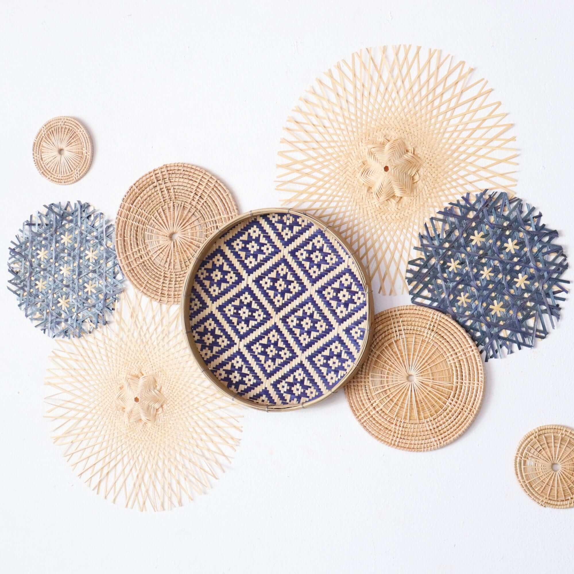 Cha Ma - Wall Hanging Decor Set Of 9 By Thaihome - Image 7