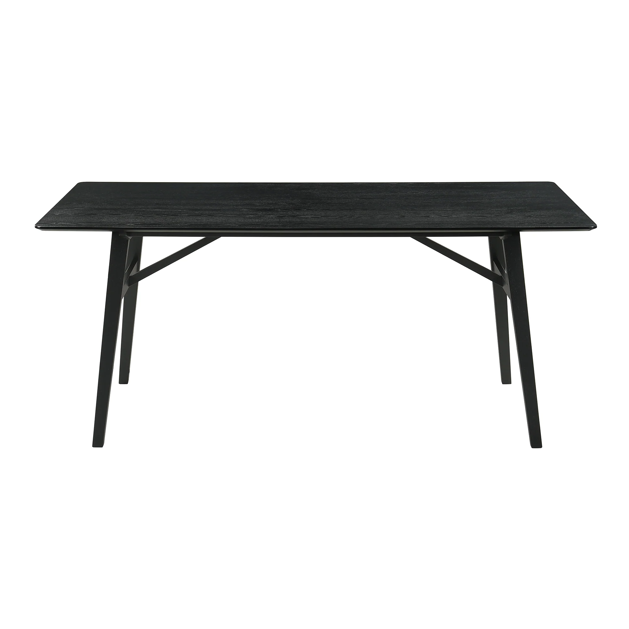 Channell Wood Dining Table in Black Finish By Armen Living - Image 4