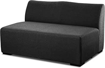 Charcoal Loveseat By Homeroots - Image 3